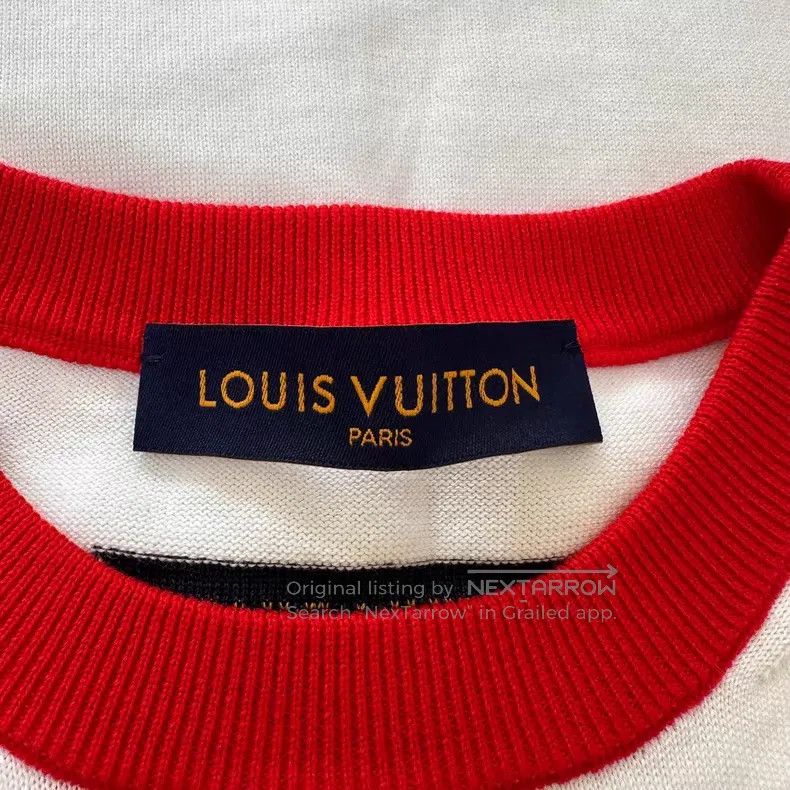 Louis Vuitton Louis Vuitton White knit logo short sleeve Size XS / US 0-2 / IT 36-38 - 7 Thumbnail