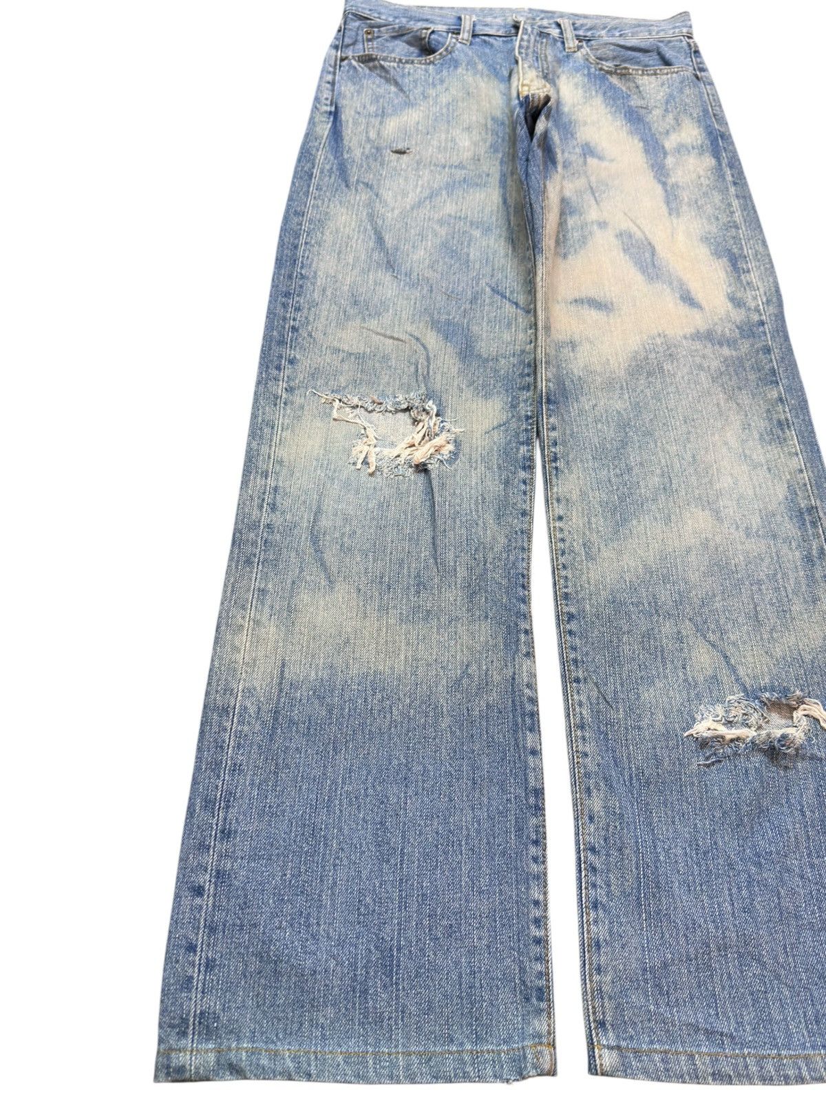 Uniqlo Vintage Uniqlo Mudwash Grunge Distressed Denim Size US 30 / EU 46 - 3 Thumbnail