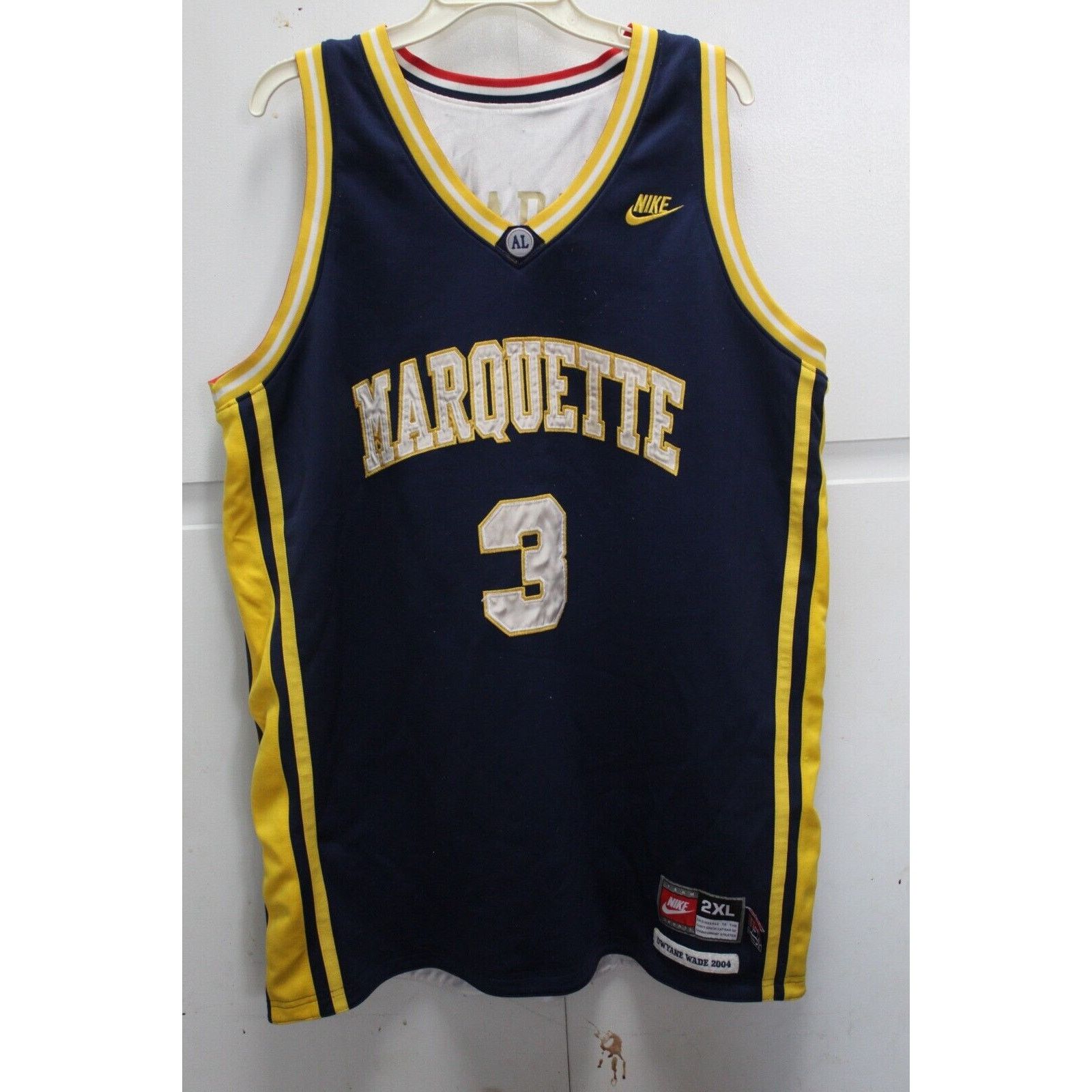 Nike NIKE REVERSIBLE TEAM USA 2004 MARQUETTE DWYANE WADE 2XL Size US M / EU 48-50 / 2 - 3 Thumbnail