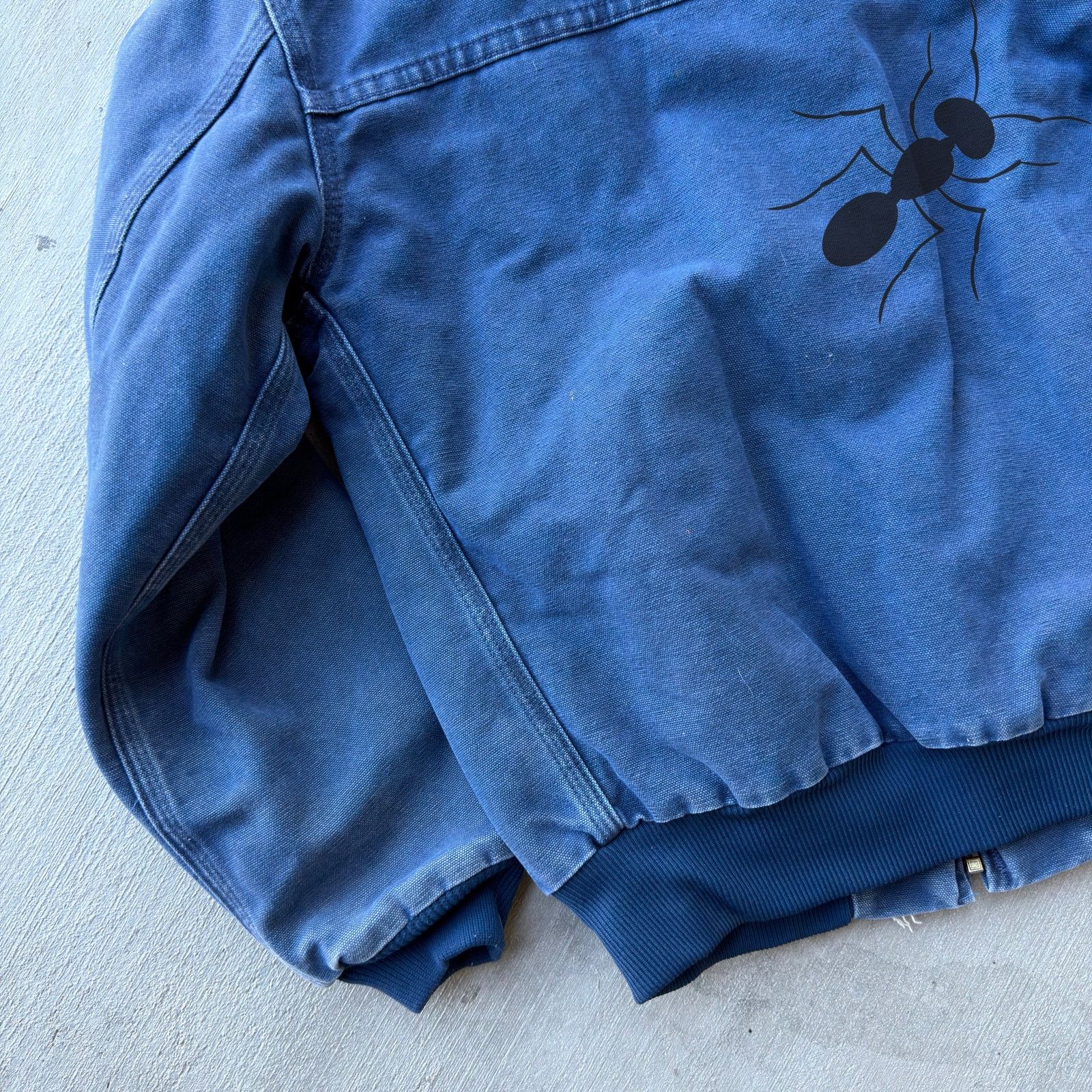 Carhartt × Vintage Carhartt YOUTH Y02 BLU blue Santa Fe work wear jacket Size US XS / EU 42 / 0 - 7 Thumbnail