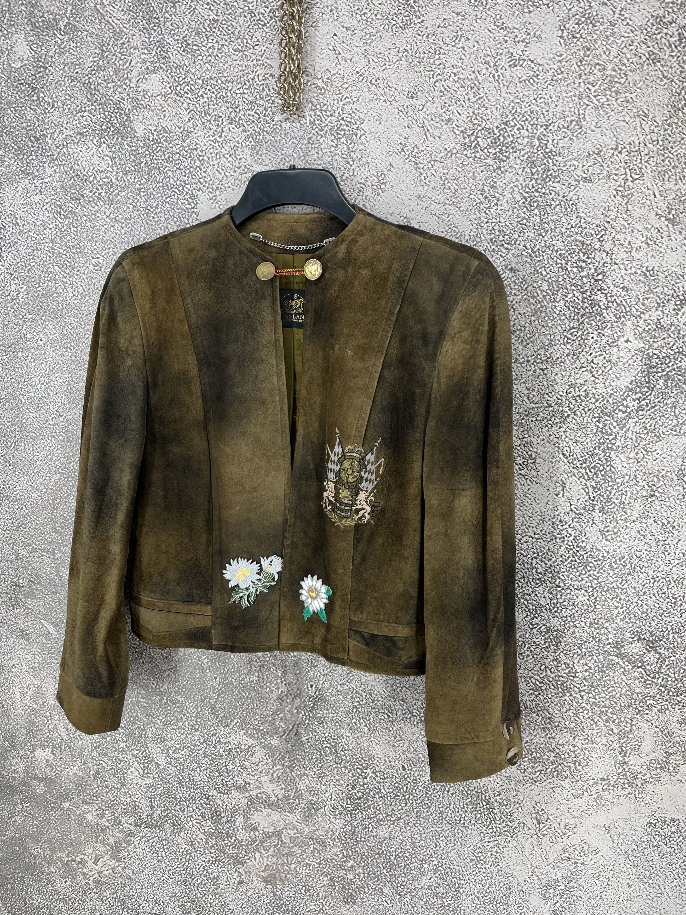 Julius Vintage Julius Lang Bavarian Leather Jacket Trachten Style Size S / US 4 / IT 40 - 3 Thumbnail