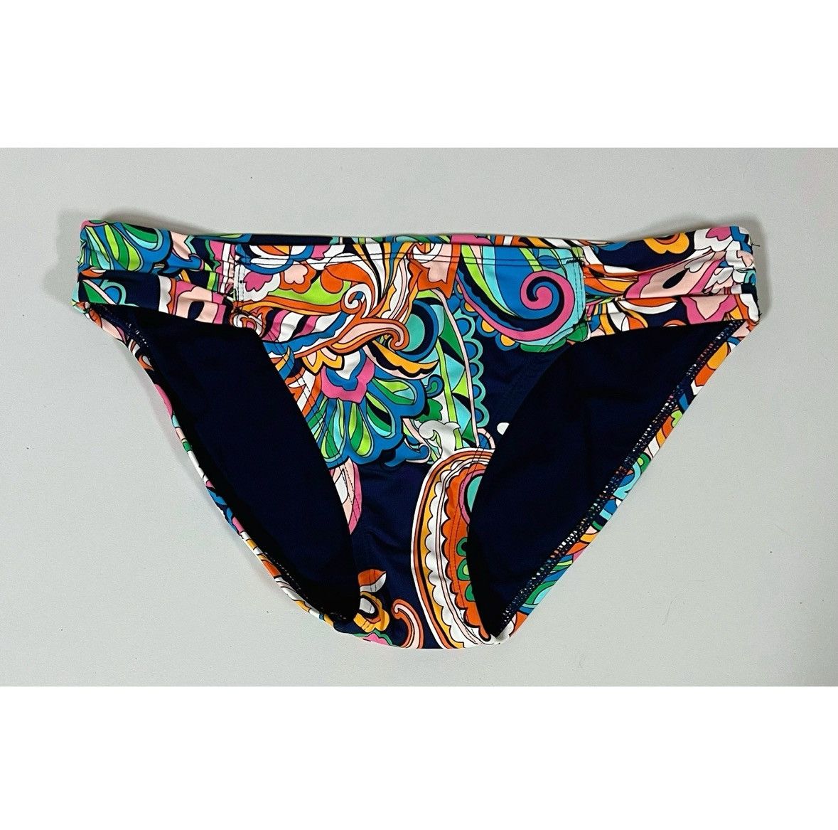 Tommy Bahama Tommy Bahama Navy Blue Paisley Bikini Bottoms Size S 💙🌸✨ Size 27" / US 4 / IT 40 - 1 Thumbnail