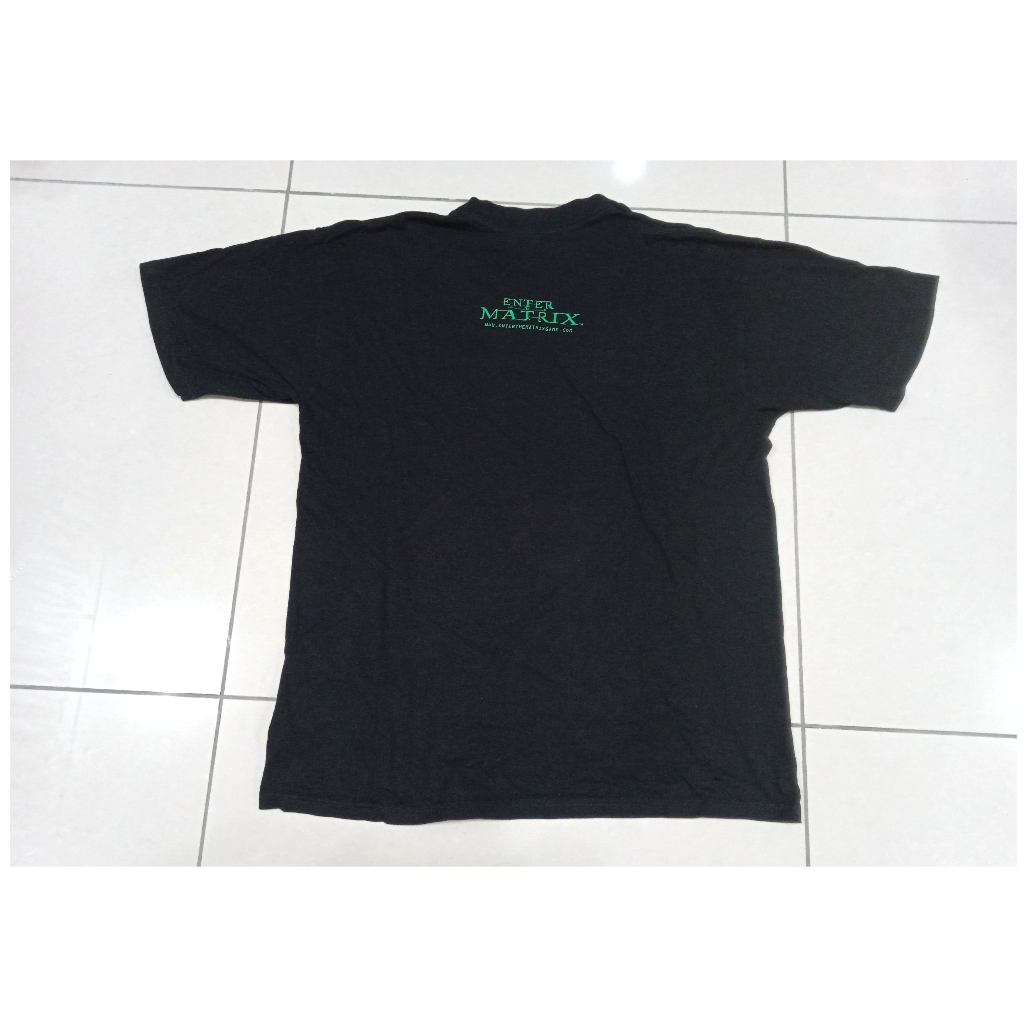 Vintage 00s Enter the Matrix 2003 Video Game T Shirt Size US L / EU 52-54 / 3 - 2 Thumbnail