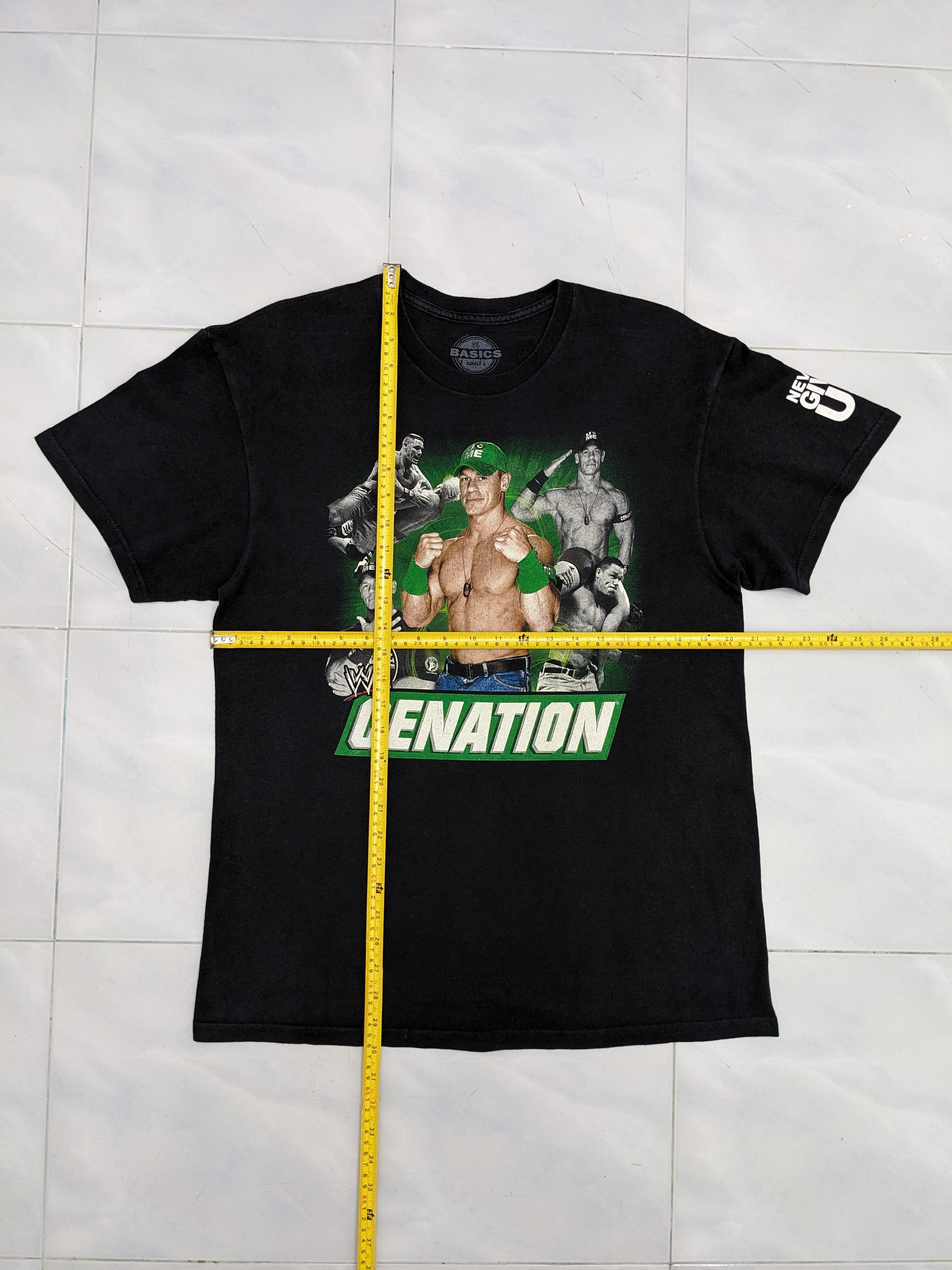 WWE WWE JOHN CENA CENATION NEVER GIVE UP TSHIRT Size US L / EU 52-54 / 3 - 6 Thumbnail