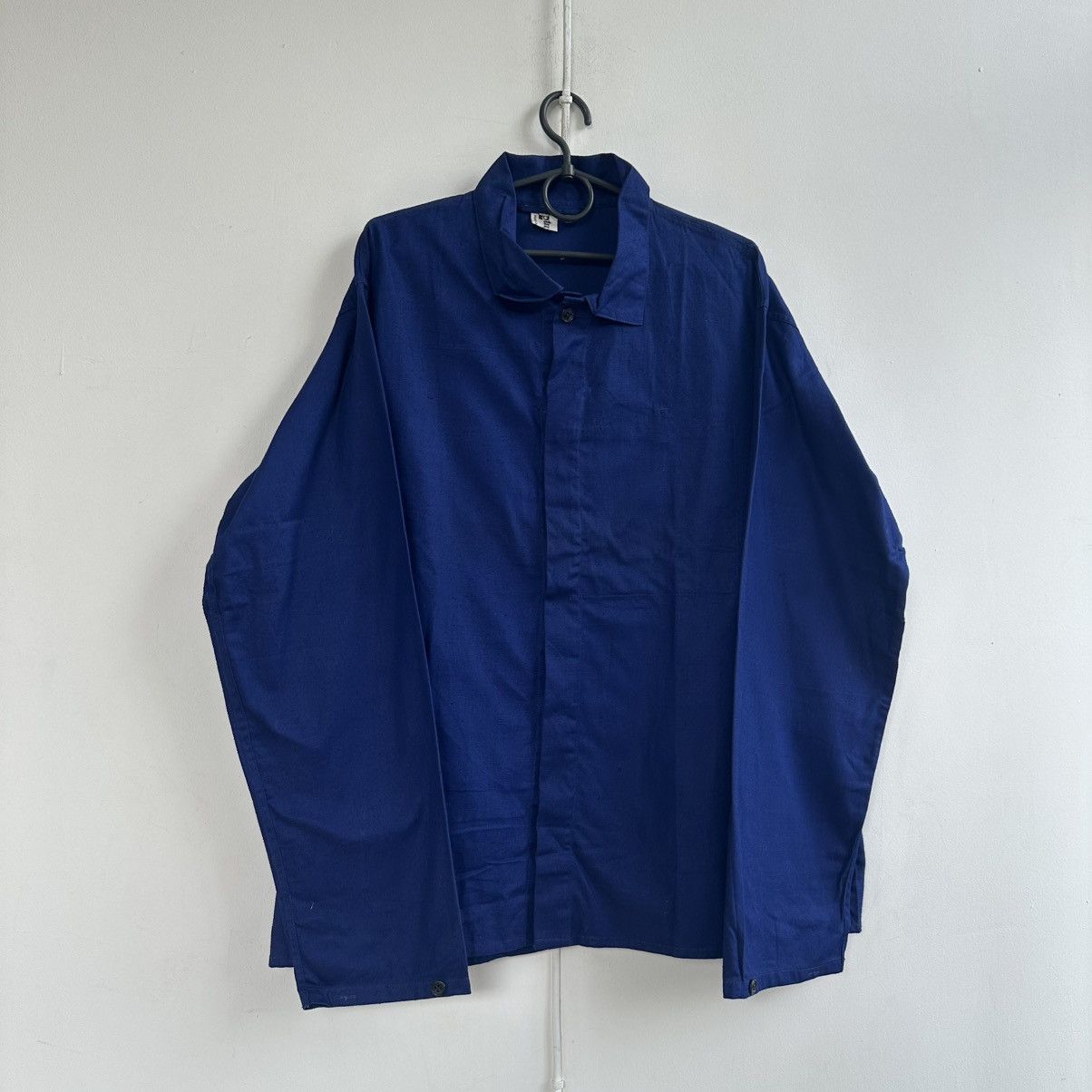 Le Laboureur Lotus Vintage 70s French Workwear Chore Jacket Size US L / EU 52-54 / 3 - 8 Thumbnail