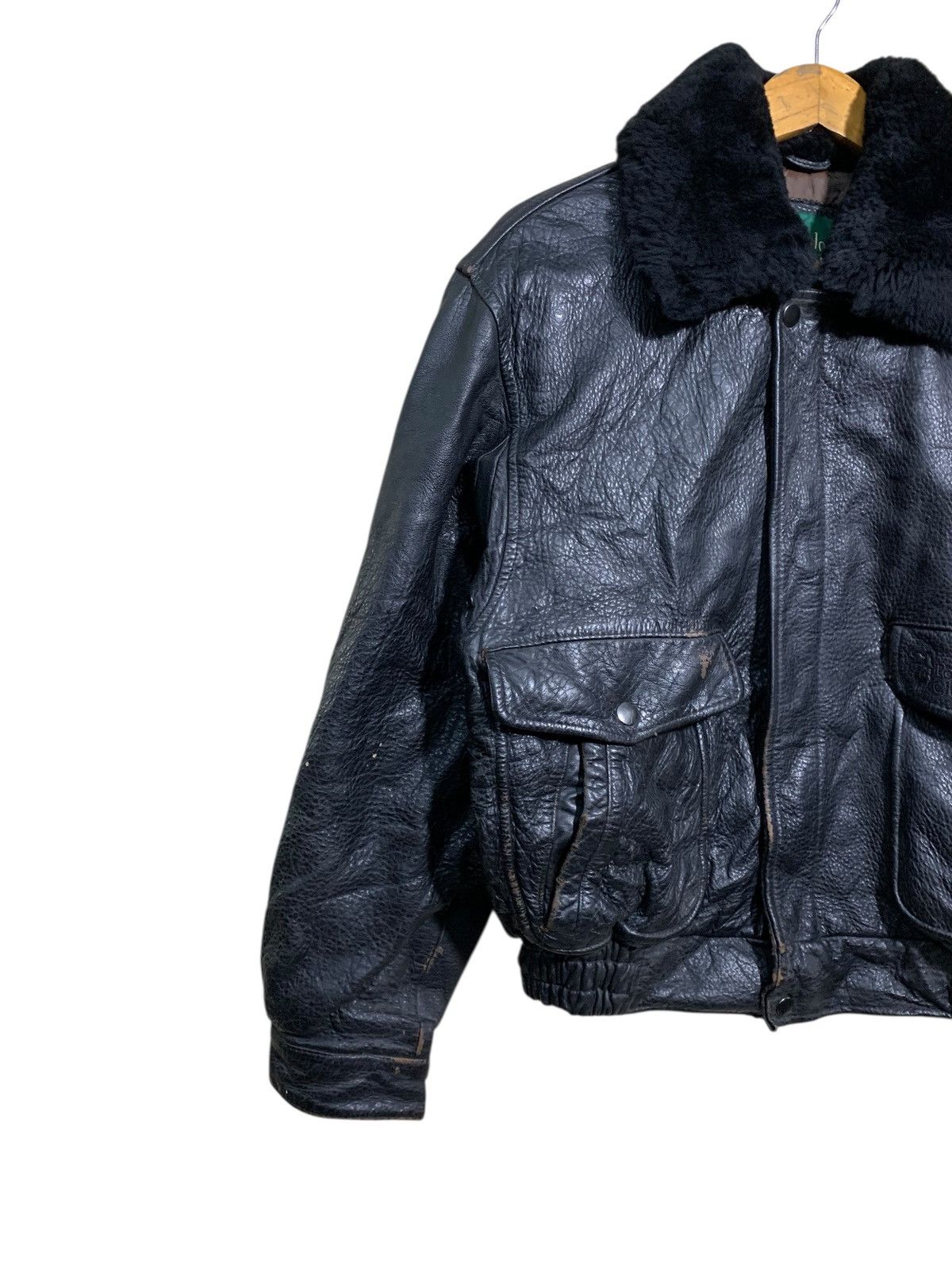 Beverly Hills Polo Club 🔥POLO CLUB LEATHER JACKETS SHERPA Size US S / EU 44-46 / 1 - 2 Thumbnail