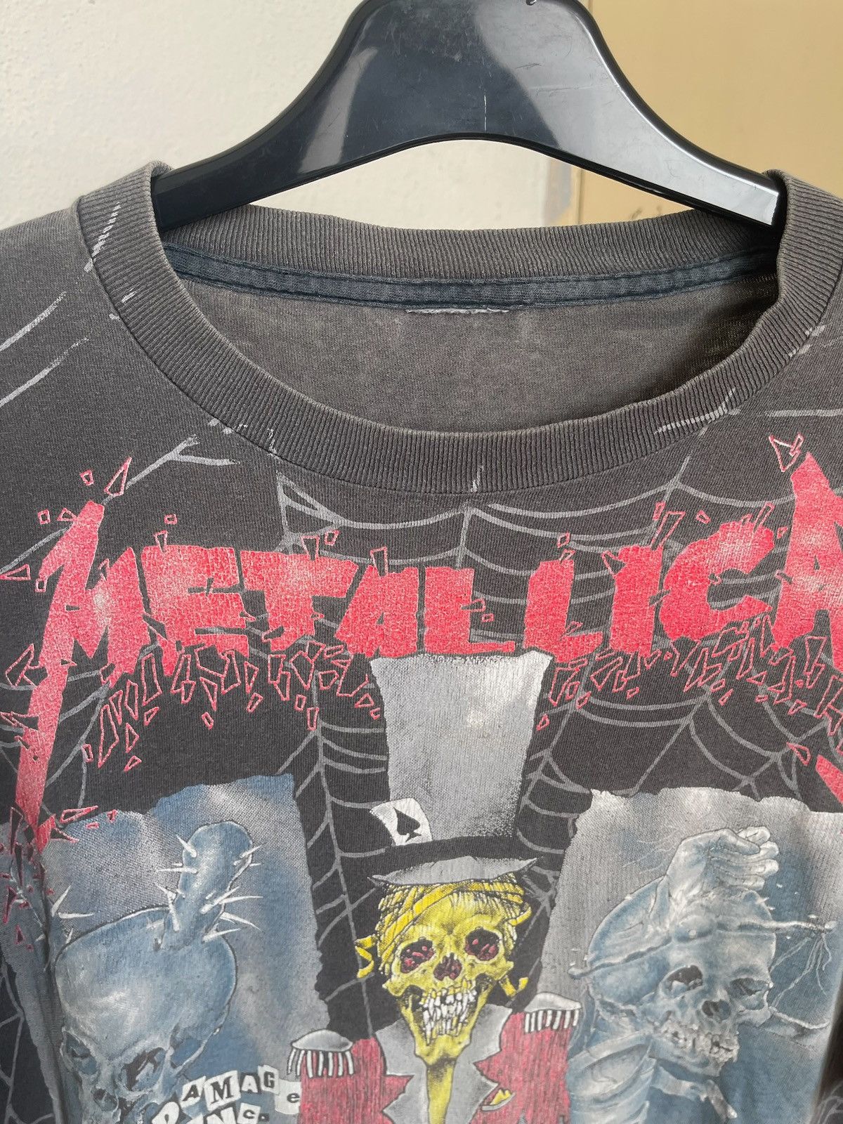 Band Tees × Vintage Vintage 1992 Metallica Ringmaster Pushead All over print Size US L / EU 52-54 / 3 - 4 Thumbnail
