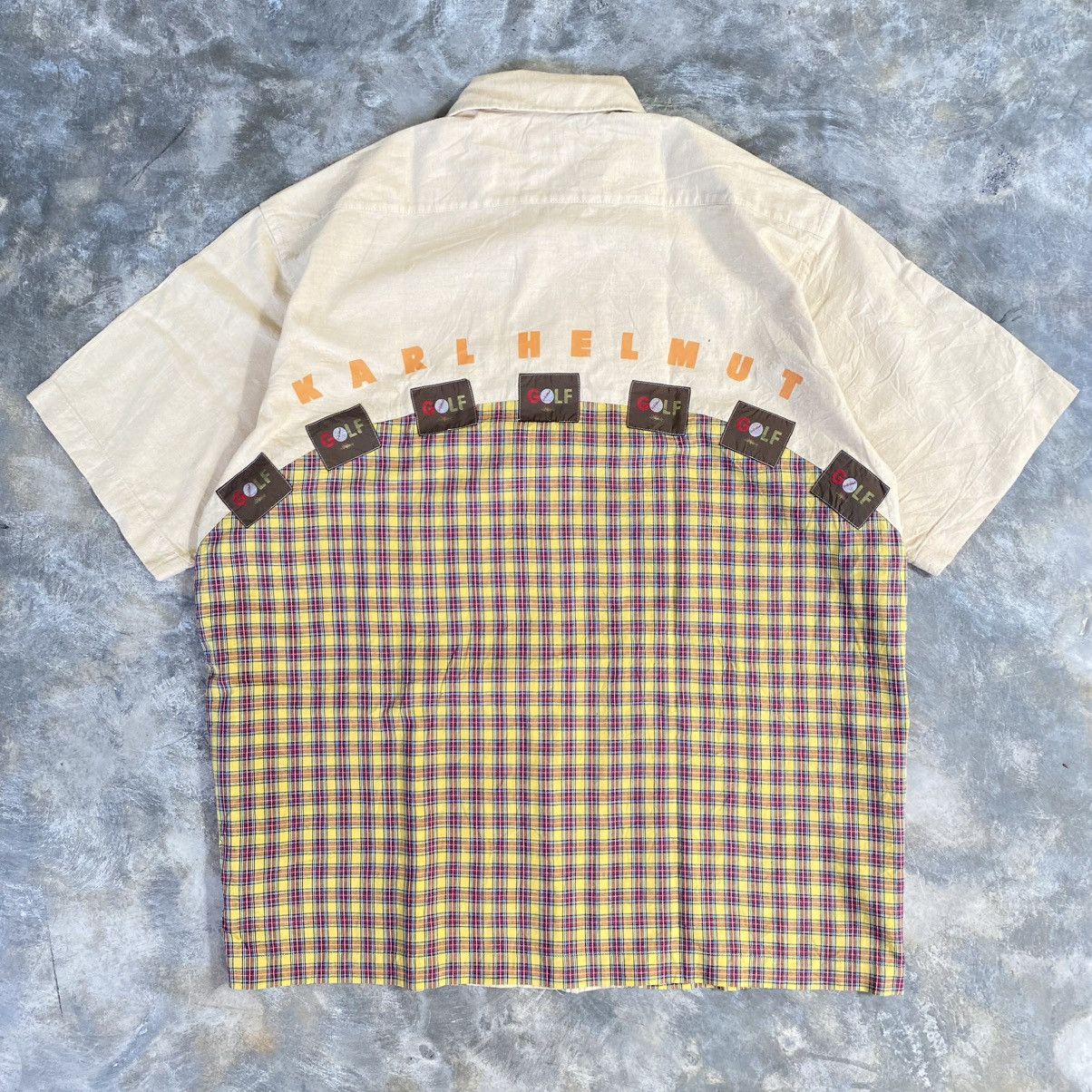 Karl Helmut Vintage Karl Helmut Golf button up Shirt Size US M / EU 48-50 / 2 - 2 Thumbnail