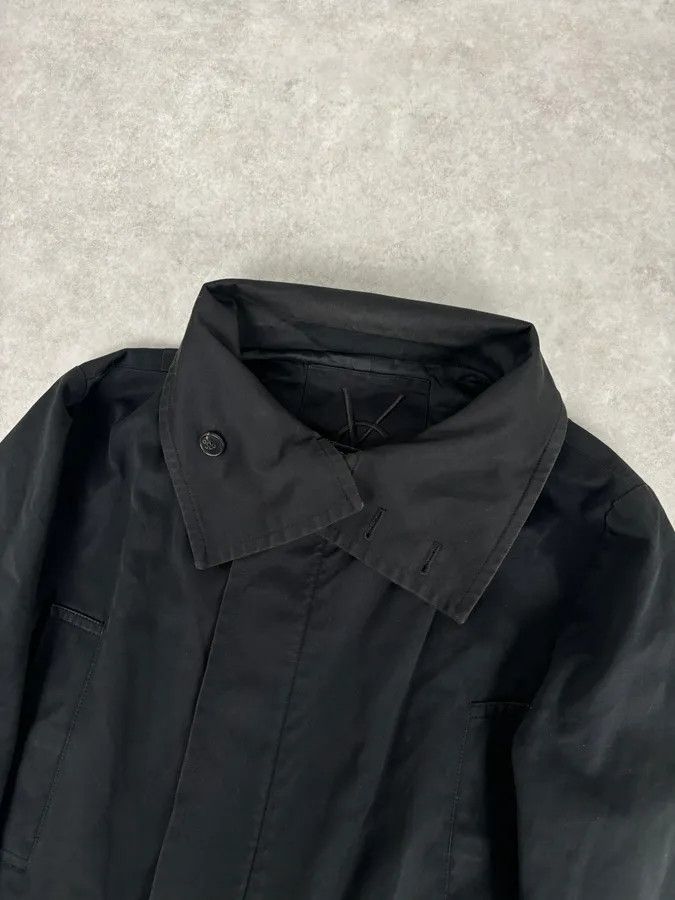 Yves Saint Laurent AW2003 Yves Saint Laurent Rive Gauche Black Cargo Trench Coat Size US L / EU 52-54 / 3 - 6 Thumbnail
