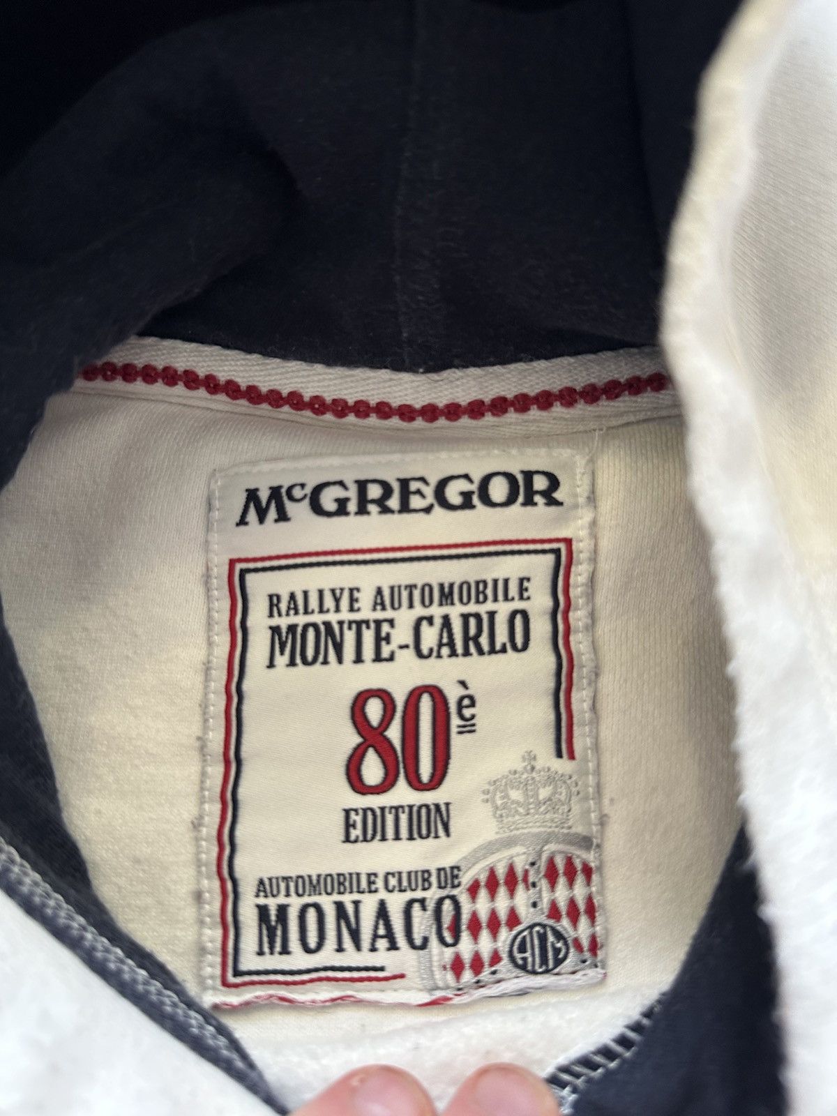 Vintage McGregor Monte Carlo Baggy Fit Embroidered Hoodie Racing Size US L / EU 52-54 / 3 - 4 Thumbnail