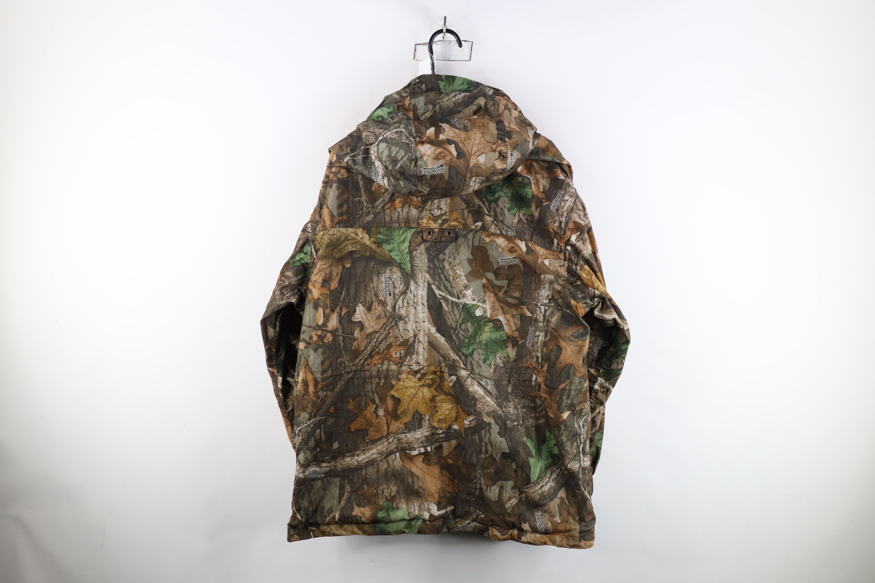 Vintage Vintage 90s Streetwear Timber Camouflage Hooded Jacket Size US L / EU 52-54 / 3 - 13 Thumbnail