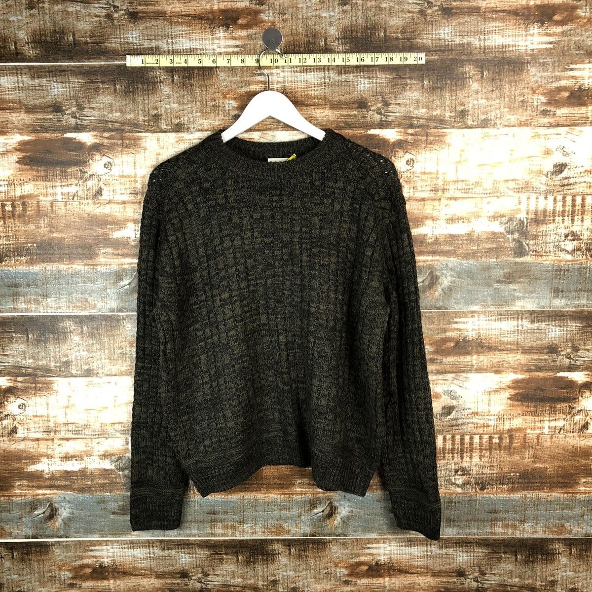 GU × Homespun Knitwear GU Black vintage japan Knitwear #A1730 Size US M / EU 48-50 / 2 - 1 Thumbnail