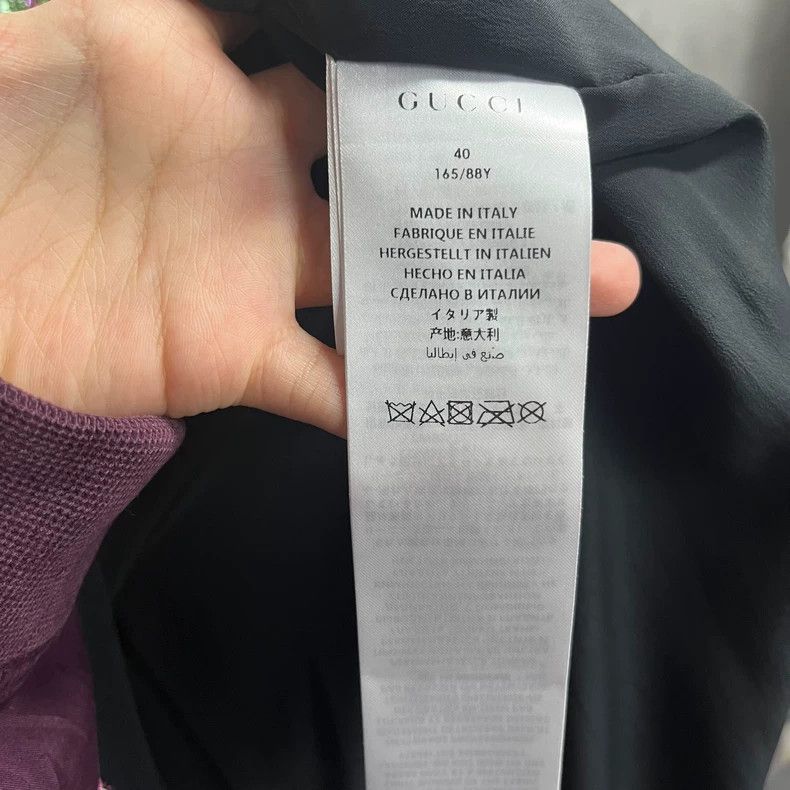 Gucci The latest colorful multi-color sequin full print pat