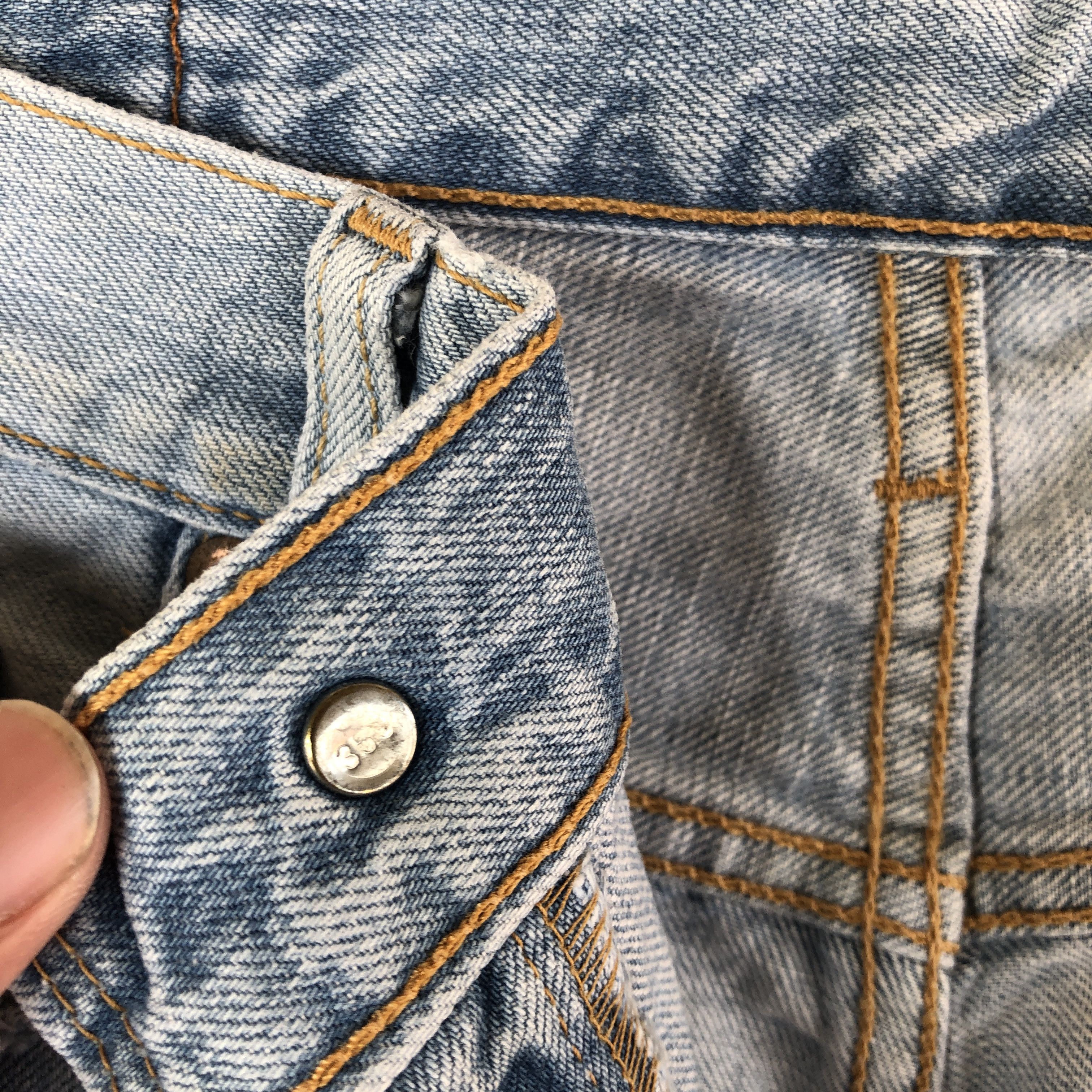 Levi's Vintage 90s Levis 501 Light Wash Distressed Levi's Denim Size US 28 / EU 44 - 7 Thumbnail
