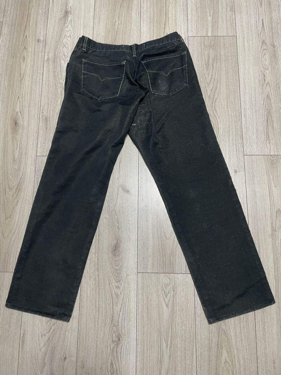 Versace Jeans Couture Vintage Trashed Gianni Versace Monogram Jeans Size US 38 / EU 54 - 2 Thumbnail
