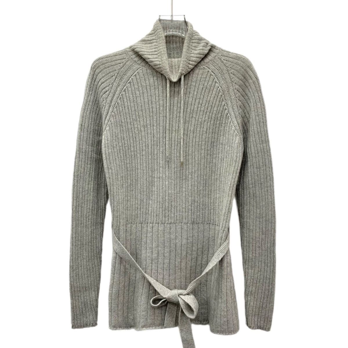 Loro Piana Loro Piana Grey Cashmere Long Sleeve Knitwear K26WX Size S / US 4 / IT 40 - 1 Thumbnail
