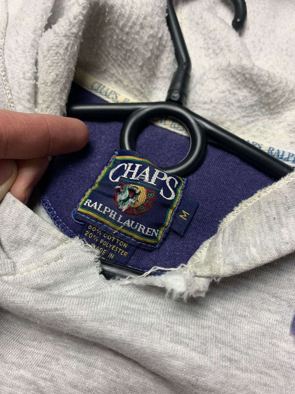 Chaps Ralph Lauren × Polo Ralph Lauren × Vintage Chaps Ralph Lauren vintage hoodie Size M Size US M / EU 48-50 / 2 - 4 Thumbnail