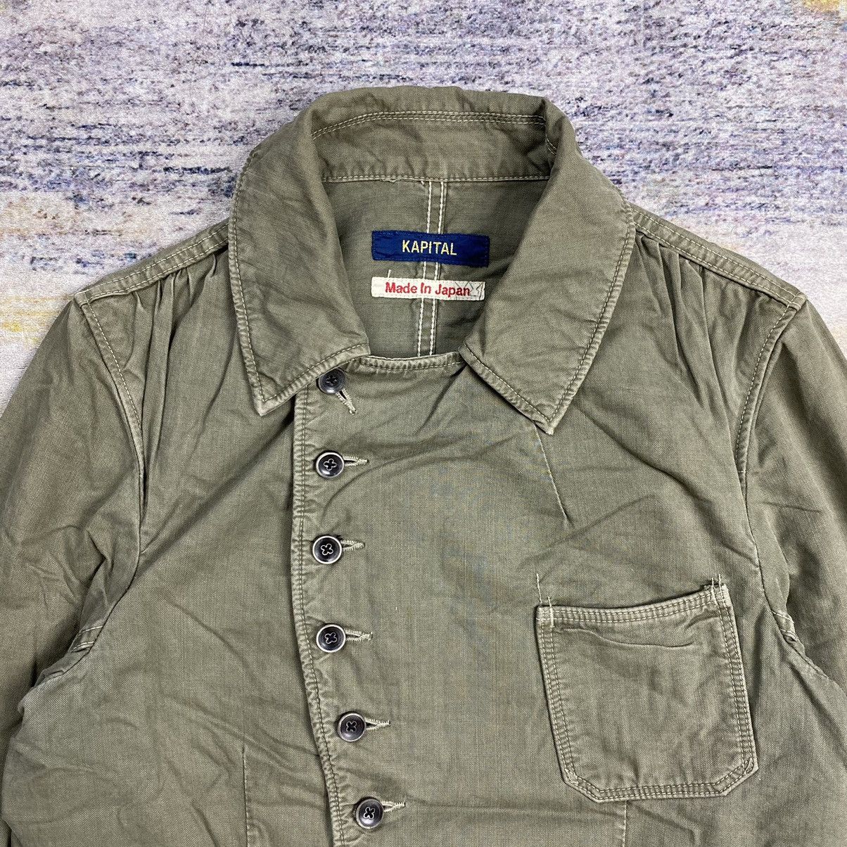 Kapital Kapital asymmetrica button chore canvas jacket Size US S / EU 44-46 / 1 - 4 Thumbnail