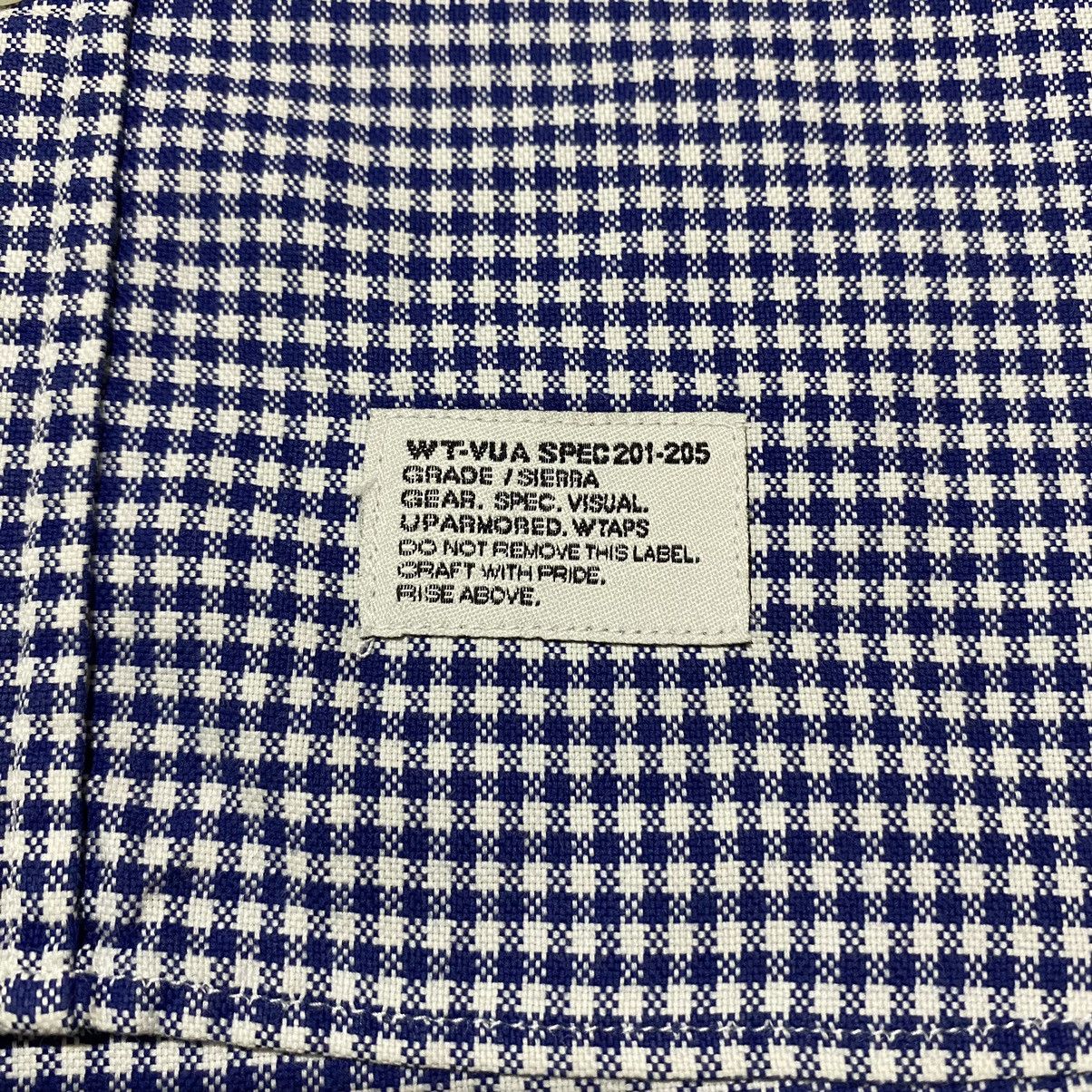 Japanese Brand × Wtaps WTAPS Gingham Sanghai Collar Button Up Shirt Size US S / EU 44-46 / 1 - 3 Thumbnail
