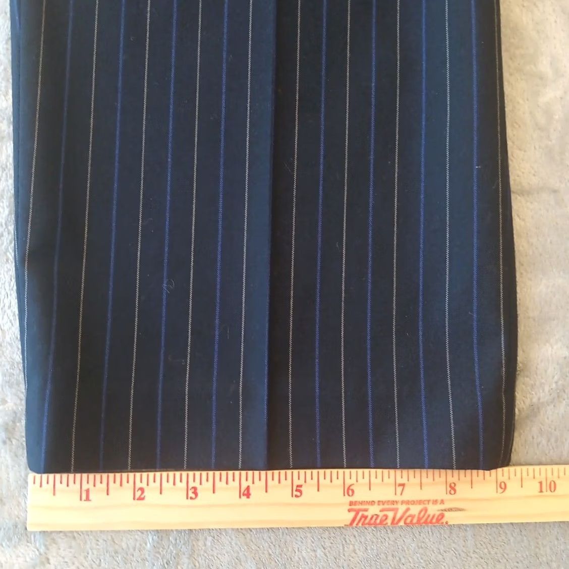 Liz Claiborne Liz Claiborne Audra Striped Pants Womens Size 16P Blue Size 38" / US 16 / IT 52 - 7 Thumbnail