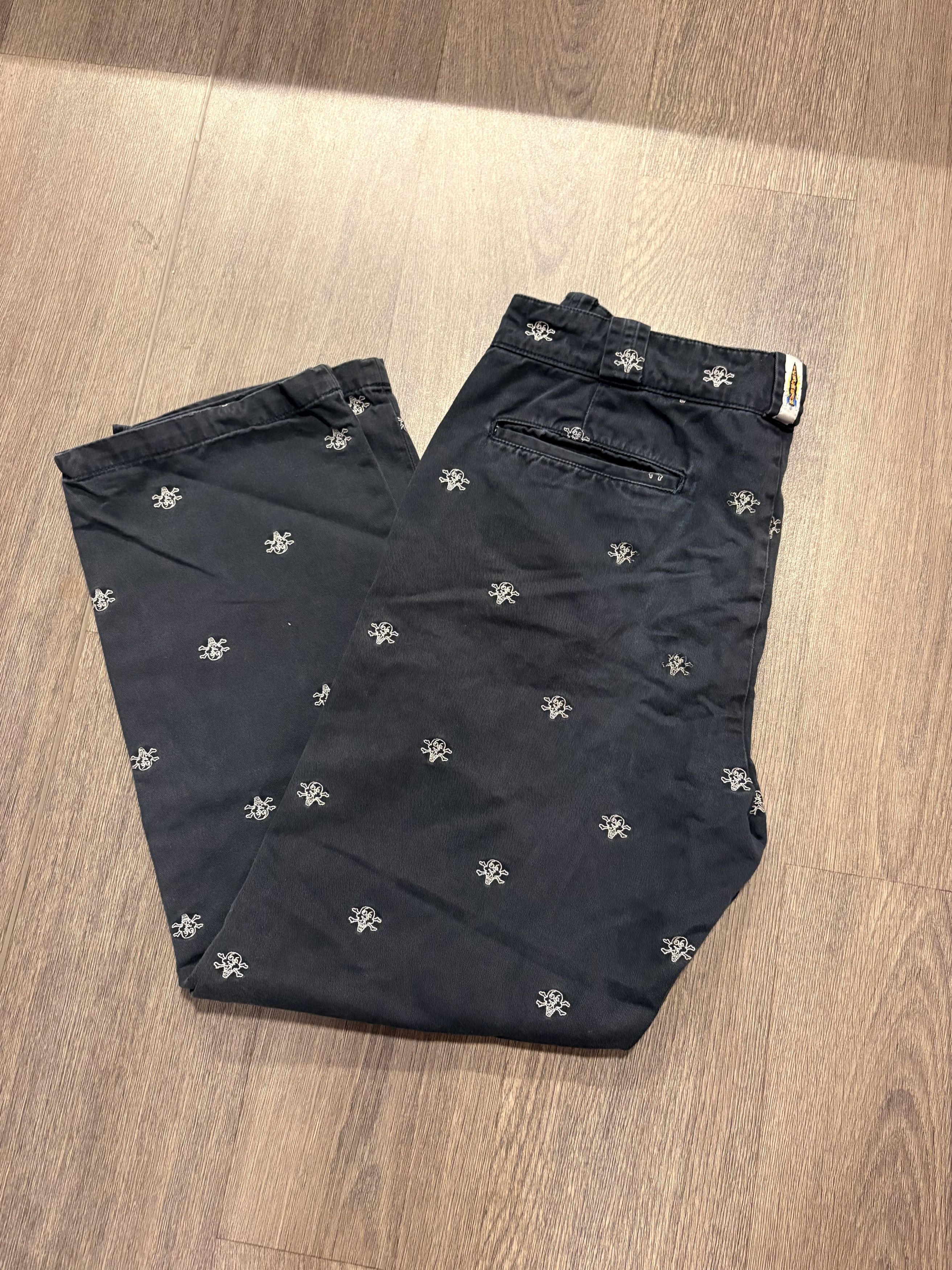 Billionaire Boys Club BBC "Bones & Cones" embroidered trousers Size US 31 - 1 Thumbnail