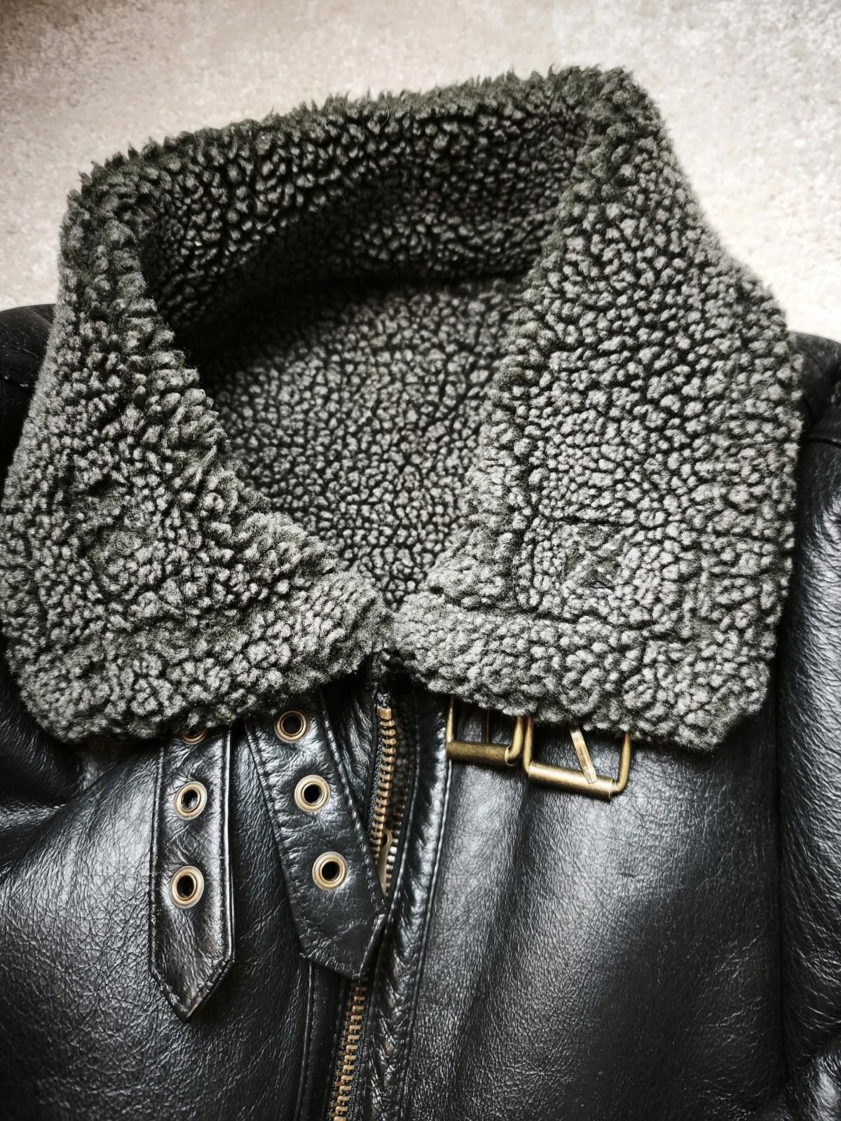 Wilson Leather Bomber Aviator Jacket Sherpa Men Fits XL B3 Wilson's Size US XL / EU 56 / 4 - 4 Thumbnail