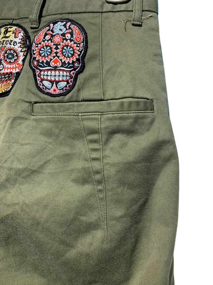 Eototo EO TO TO mexican skull tattoo patch drop croth pants Size US 28 / EU 44 - 5 Thumbnail