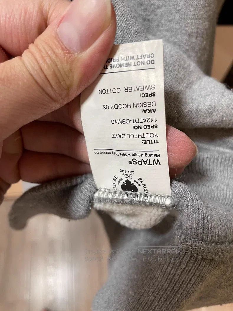 Wtaps Wtaps Classic hoodie Size US M / EU 48-50 / 2 - 4 Thumbnail