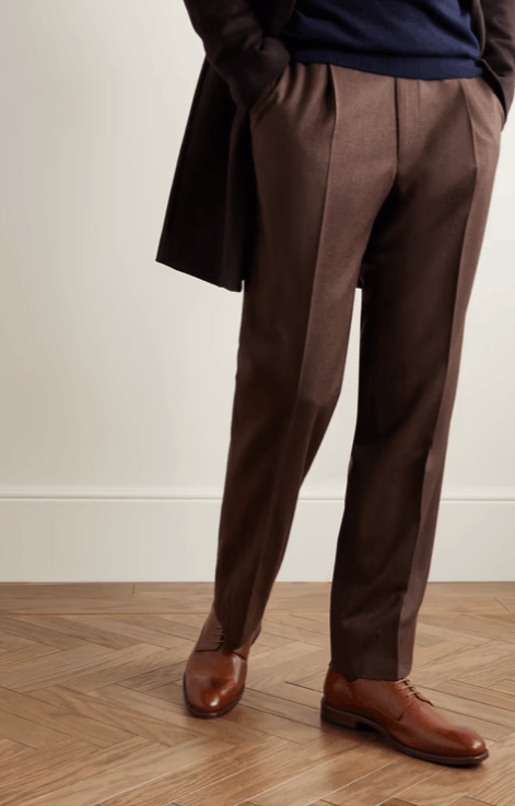 Paul Smith BNWT AW23 PAUL SMITH FES CHOCOLATE COW LEATHER SHOES 43.5 Size US 10.5 / EU 43-44 - 11 Thumbnail