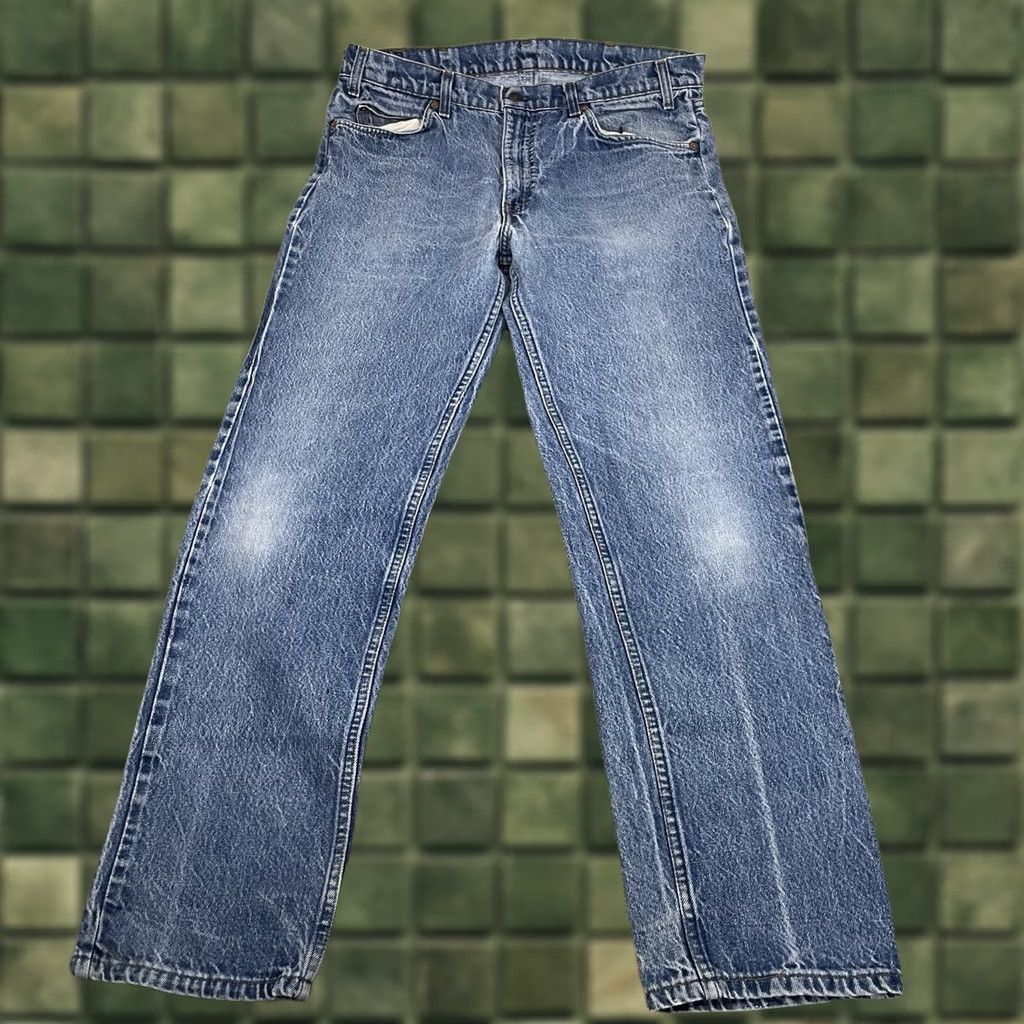 Levi's × Vintage 80s LEVIS Mens 36x34 Orange Tab 40552 0213