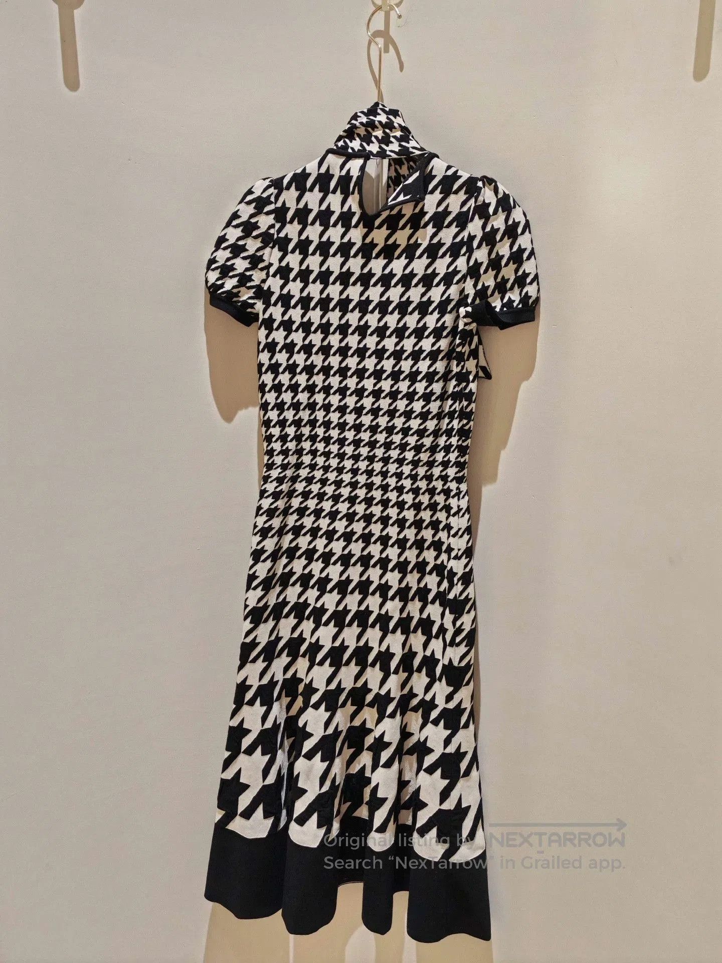 Alexander McQueen Alexander McQueen Houndstooth Dress. Size S / US 4 / IT 40 - 3 Thumbnail