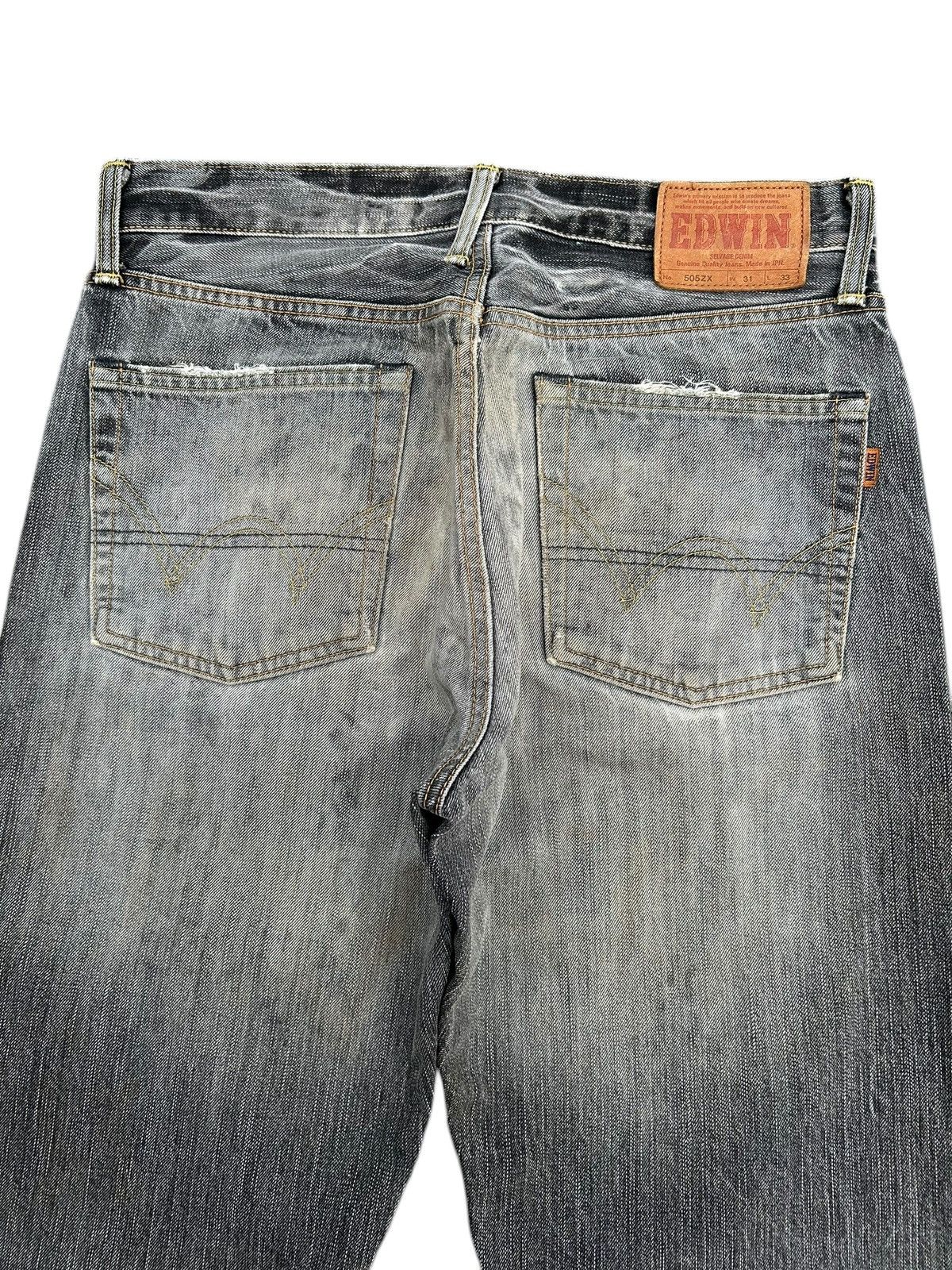 Kapital Thrashed Vintage Edwin 505ZX Selvedge Denim Jeans Size US 31 - 10 Thumbnail