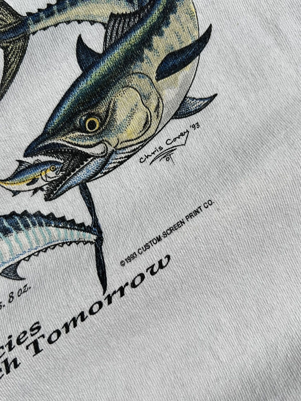 Lee × Vintage Vintage 1993 Lee Florida Offshore Game Fish T-shirt Size US XL / EU 56 / 4 - 10 Thumbnail