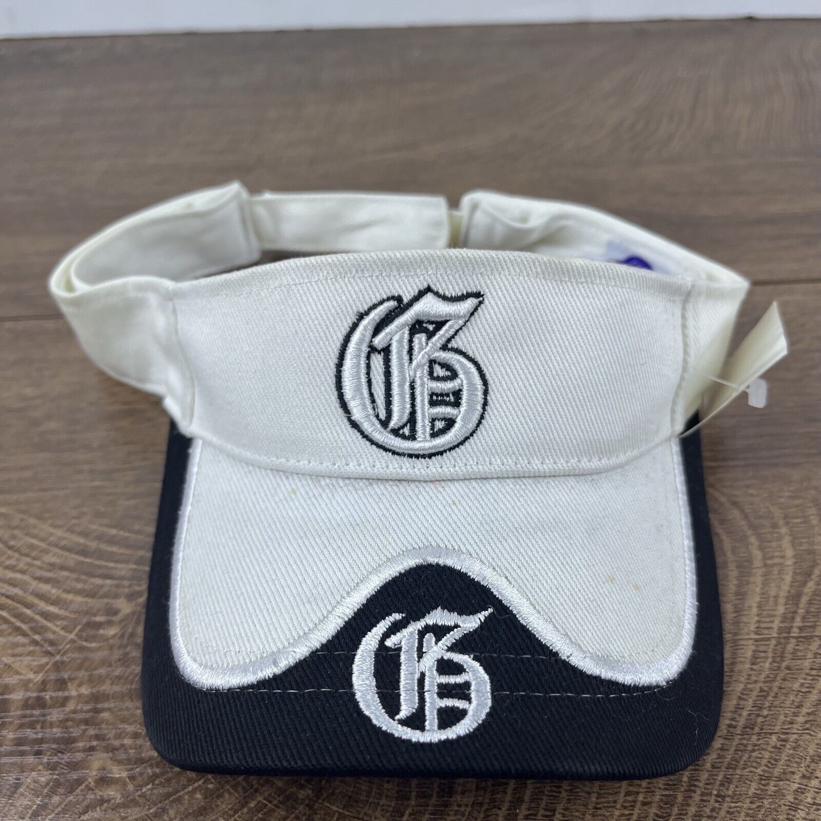 Other Cincinnati Visor Hat White Cap Hat Cincy Adjustable Hat Whit Size ONE SIZE - 3 Thumbnail