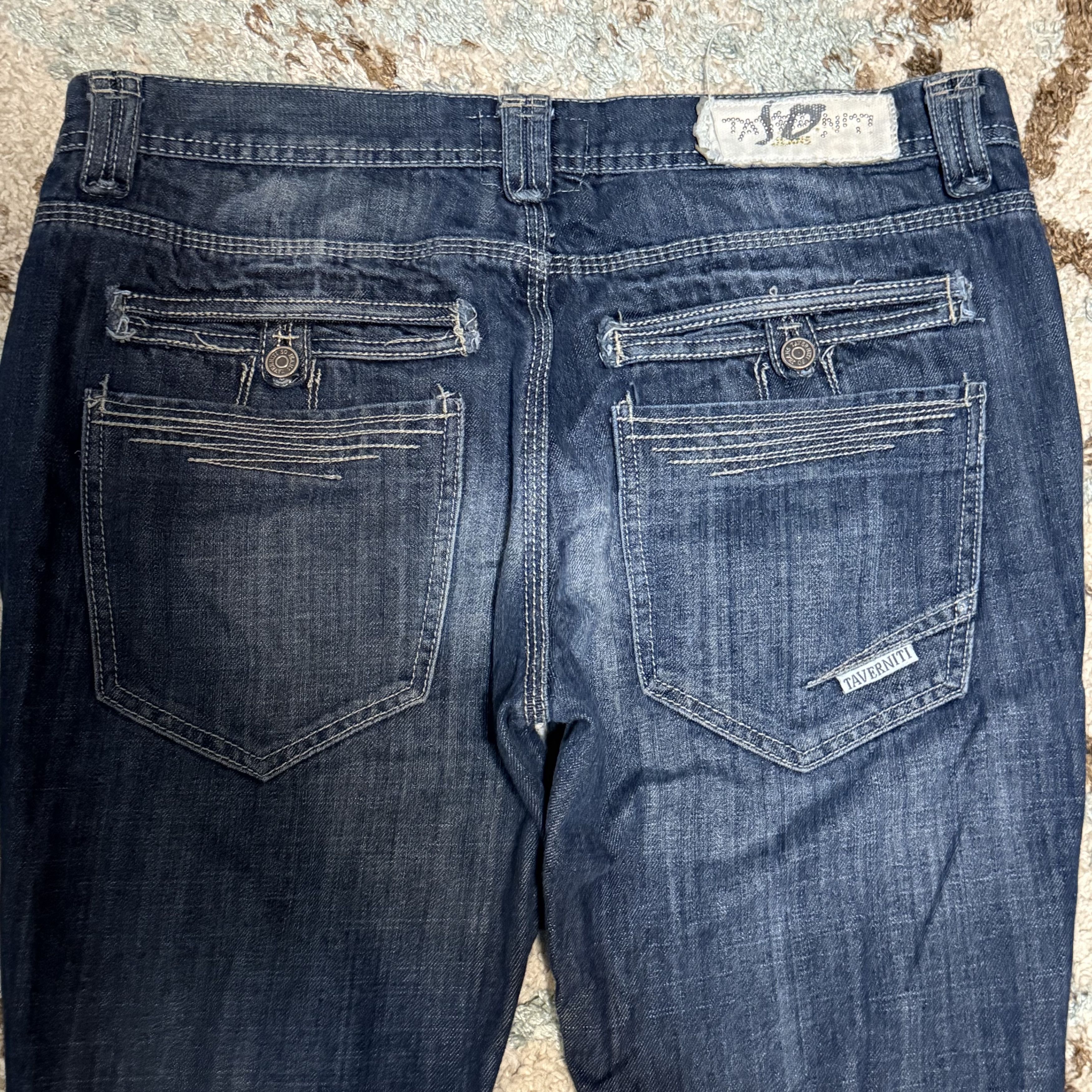 Taverniti Vintage Taverniti So Womens Bootcut Jeans Size 34x31 Y2K Size 34" / US 12 / IT 48 - 3 Thumbnail