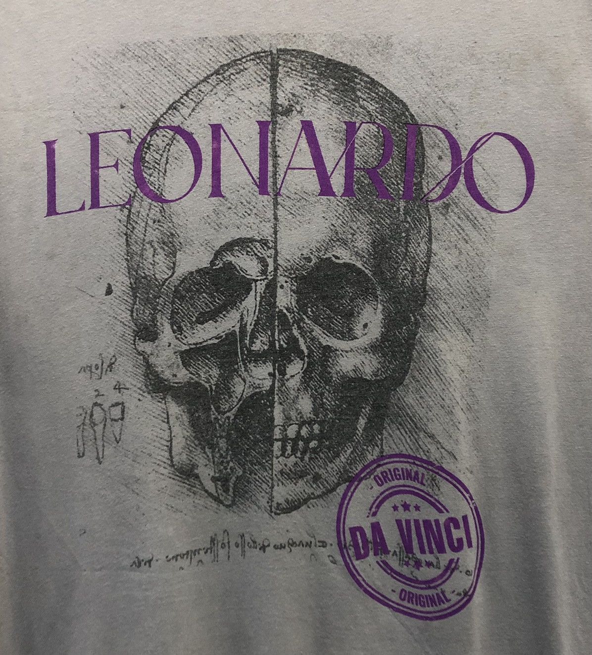 Vintage Vintage Leonardo Da Vinci T-Shirt Size US L / EU 52-54 / 3 - 3 Thumbnail