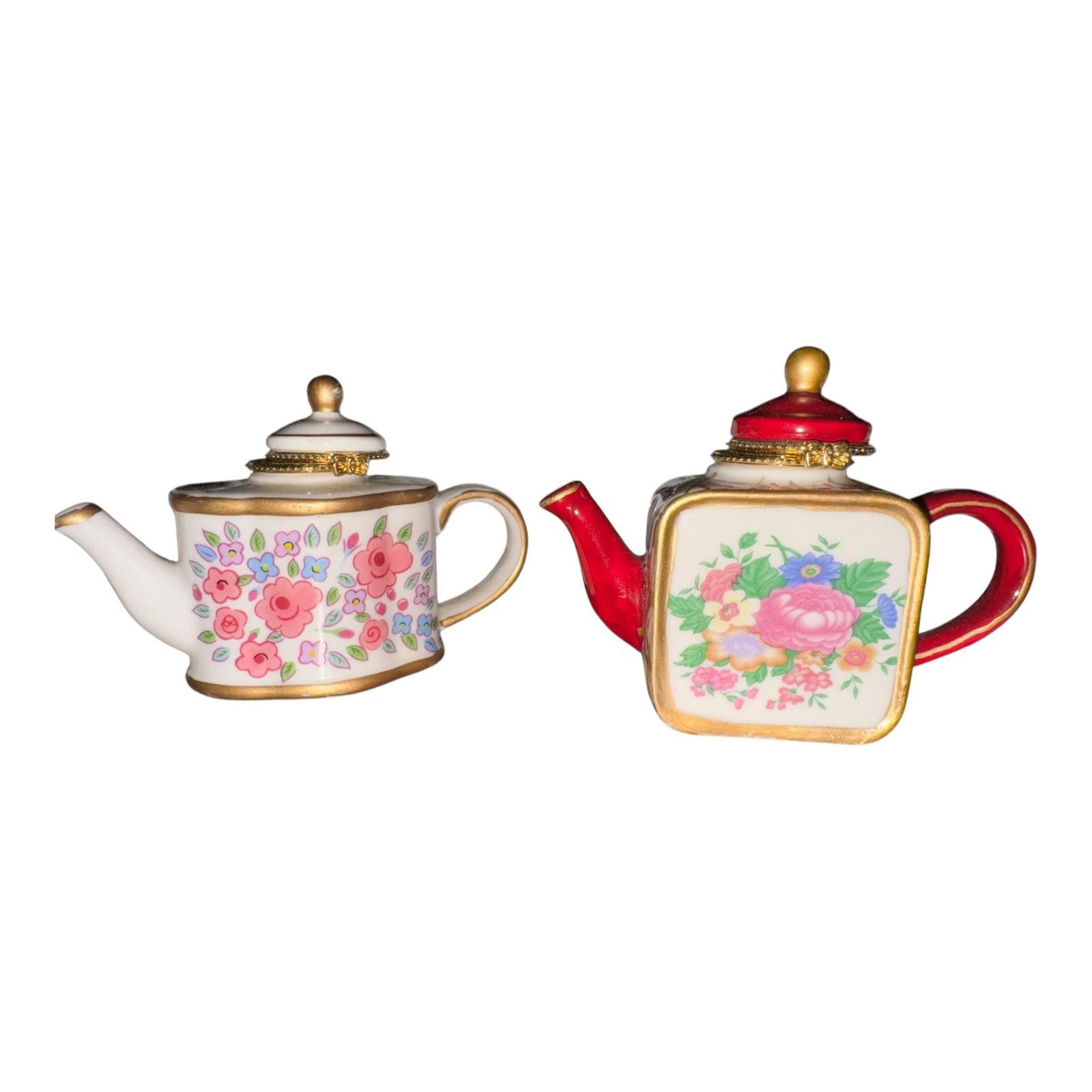 Unknown London Vintage Assorted Porcelain Miniature Teapot Collection Size ONE SIZE - 3 Thumbnail