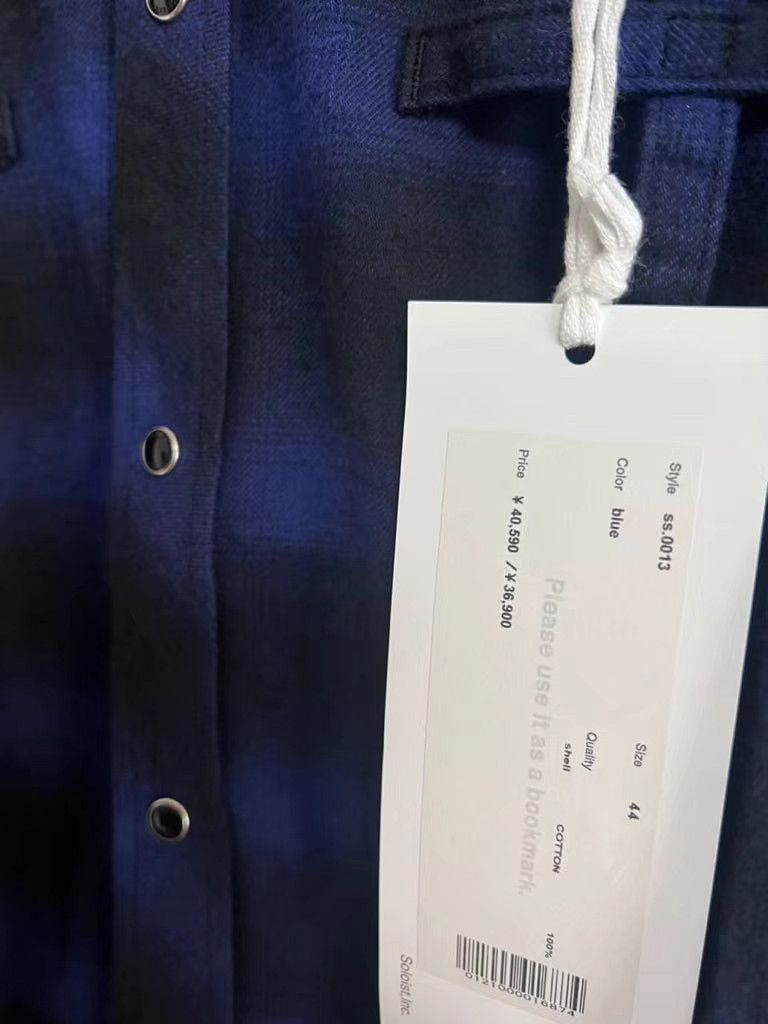 Takahiromiyashita The Soloist. the soloist Plaid Shirt K11 Size US S / EU 44-46 / 1 - 3 Thumbnail