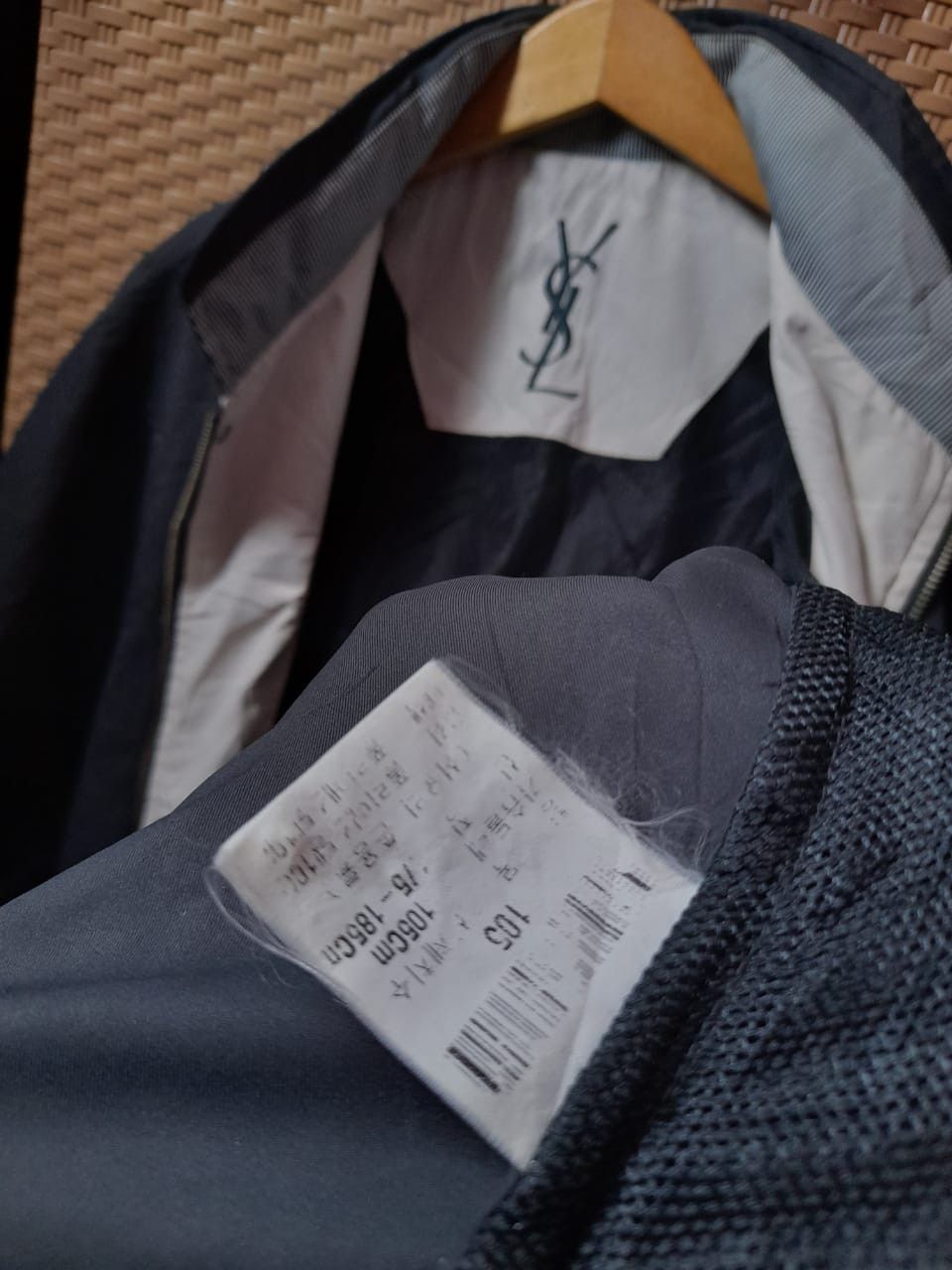 Vintage 💥Big Logo 💥Vintage Yves Saint Laurent x Ysl Jacket Size US L / EU 52-54 / 3 - 8 Thumbnail