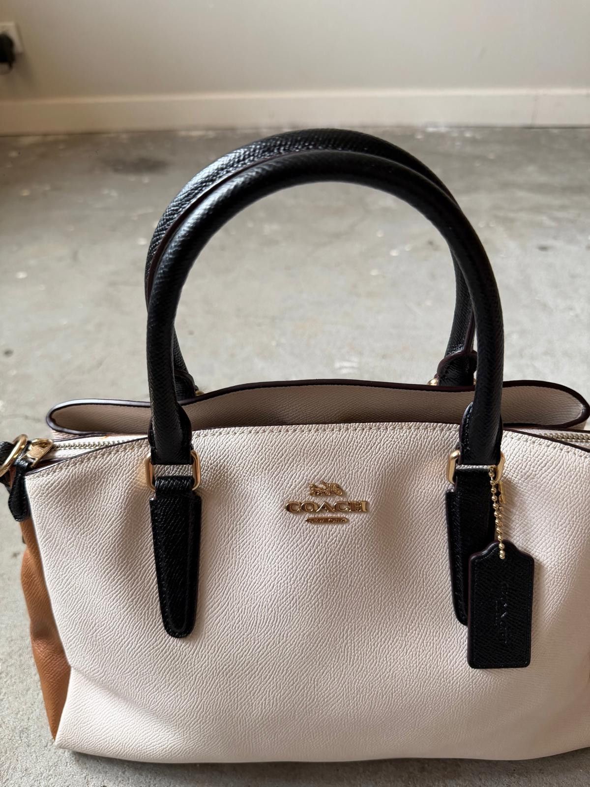 Coach Coach Margot Carryall Colorblock Shoulder Bag White Size ONE SIZE - 3 Thumbnail