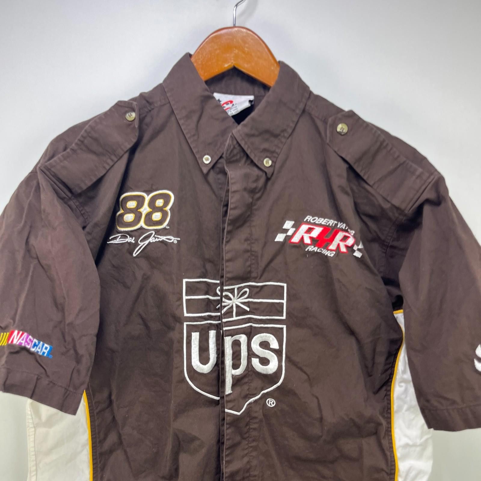 Chanel Vintage NASCAR UPS 88 Button Up Shirt Medium Racing Size ONE SIZE - 2 Thumbnail