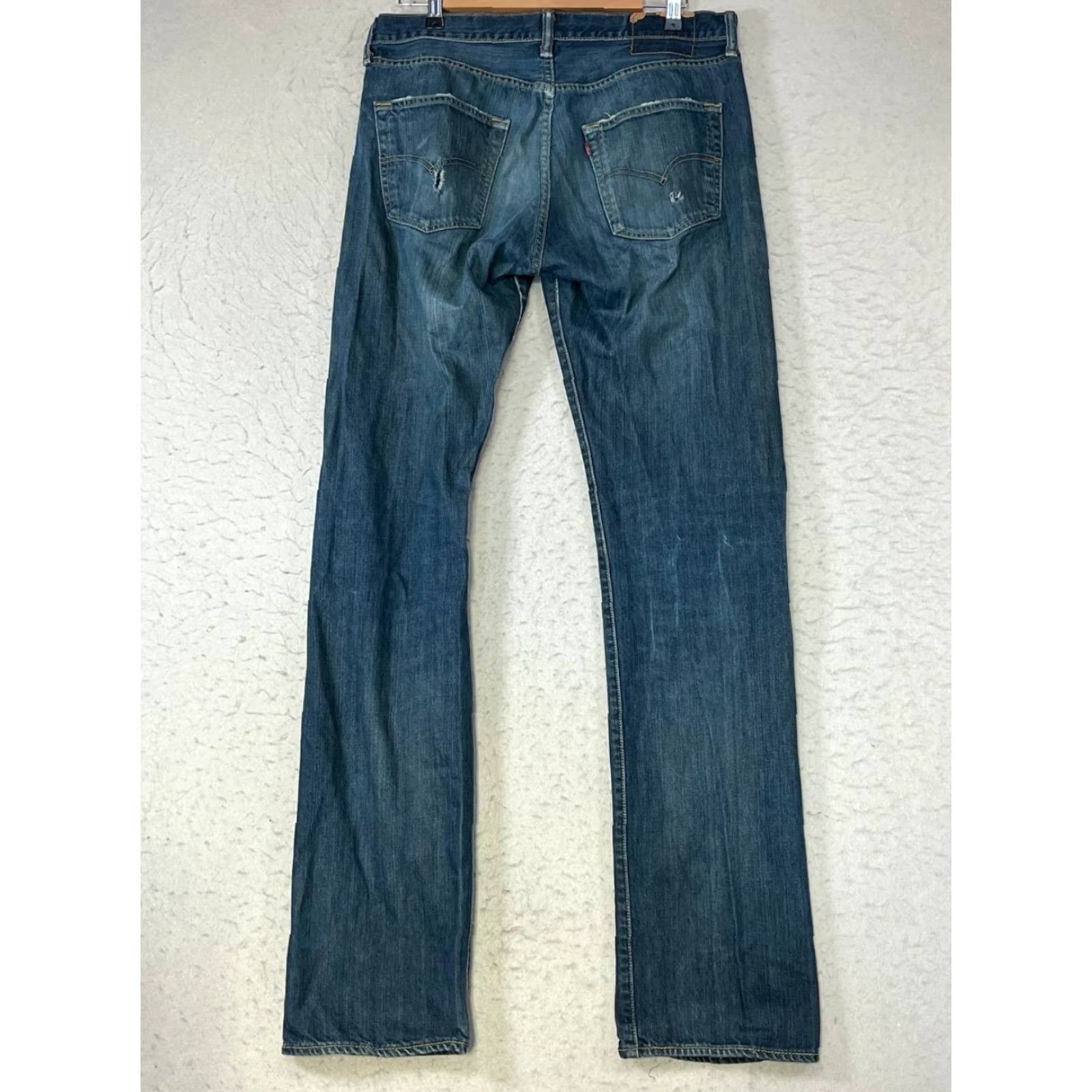 Levi's VINTAGE Levi's 501 Jeans Button Fly 32x36 Denim Blue Regular Men Straight 5-Pocket See Pics Size US 32 / EU 48 - 2 Thumbnail
