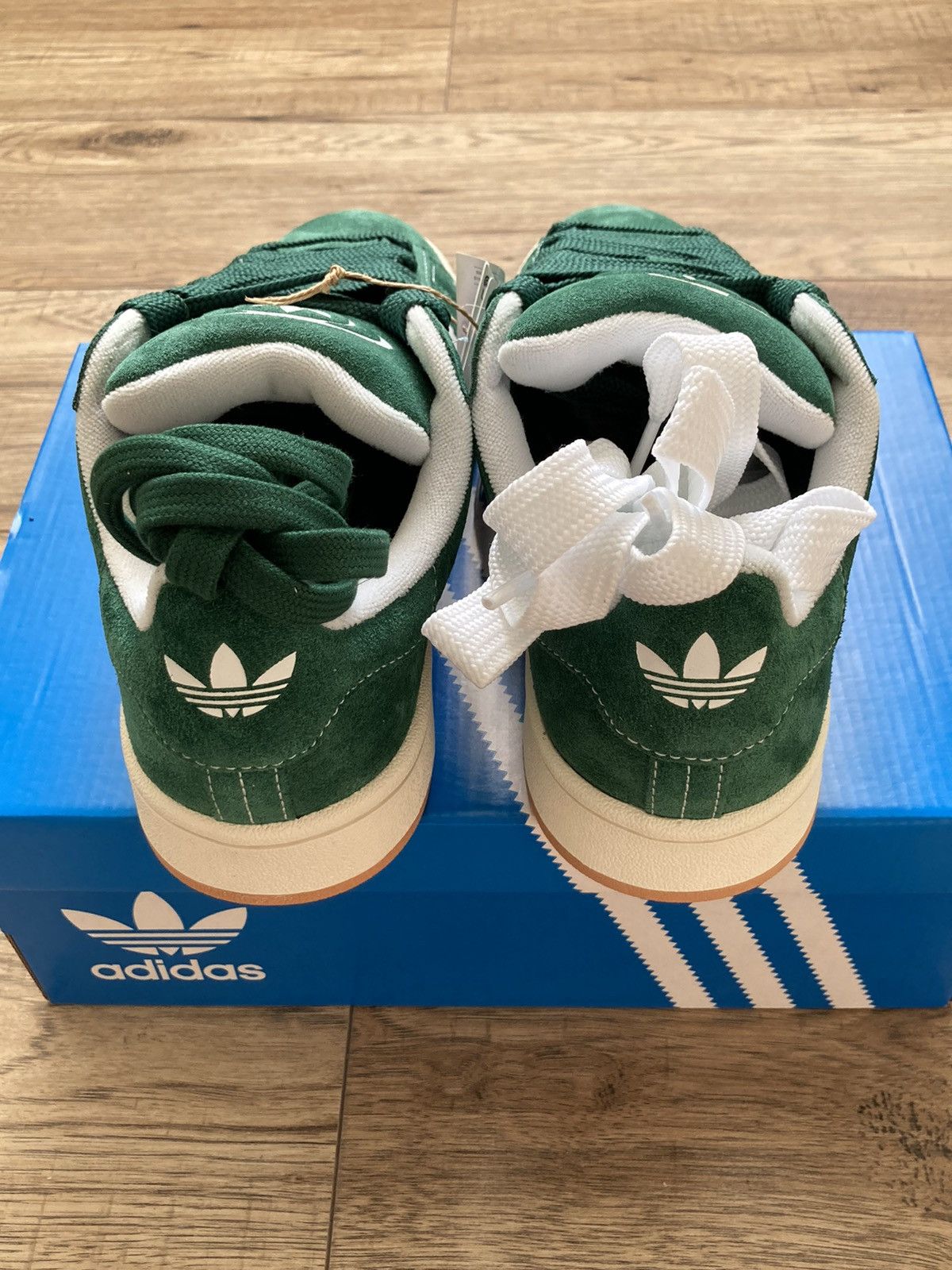 Adidas adidas Campus 00s Dark Green Cloud White (H03472) 38.5 EU Size US 6 / EU 39 - 11 Thumbnail
