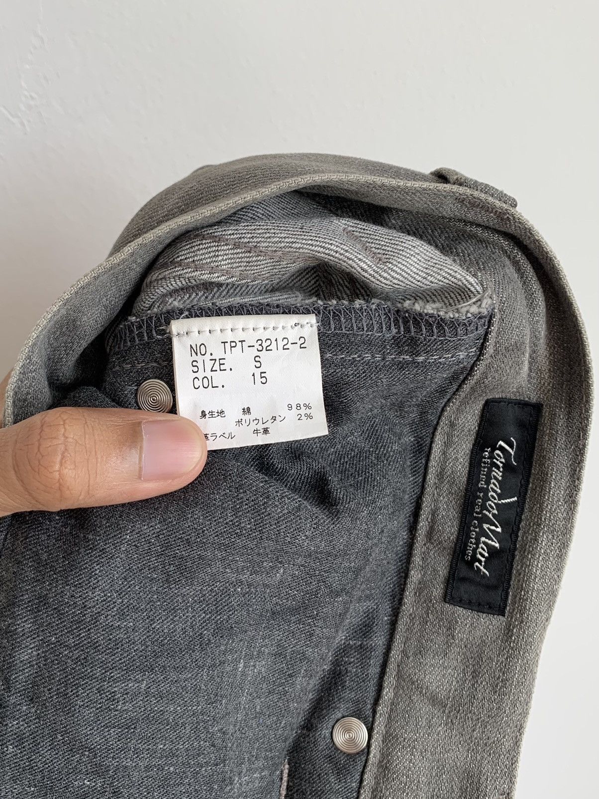 Tornado Mart Tornado Mart Whiskered Denim Size US 30 / EU 46 - 3 Thumbnail