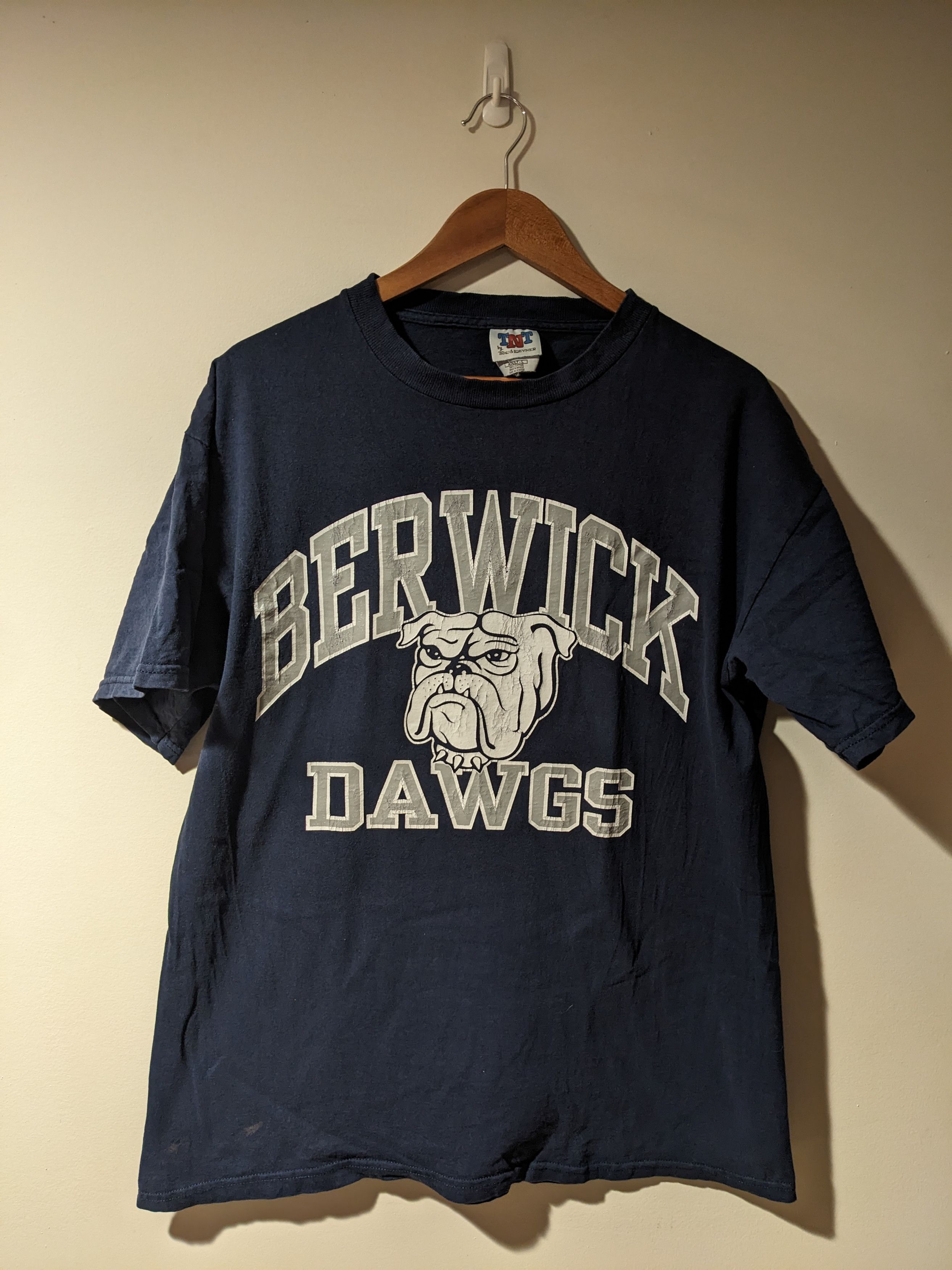 Other Vintage 90s Berwick Dawgs High School Pennsylvania T-Shirt Size US L / EU 52-54 / 3 - 1 Thumbnail