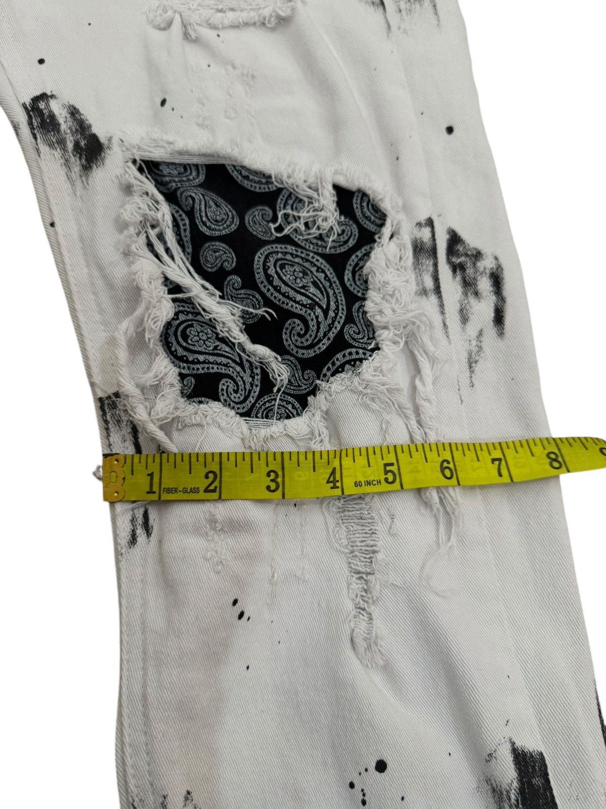 Japanese Brand × Kapital Japanese Brand Novamen Distressed Bandana Destroyed Jeans Size US 34 / EU 50 - 7 Thumbnail