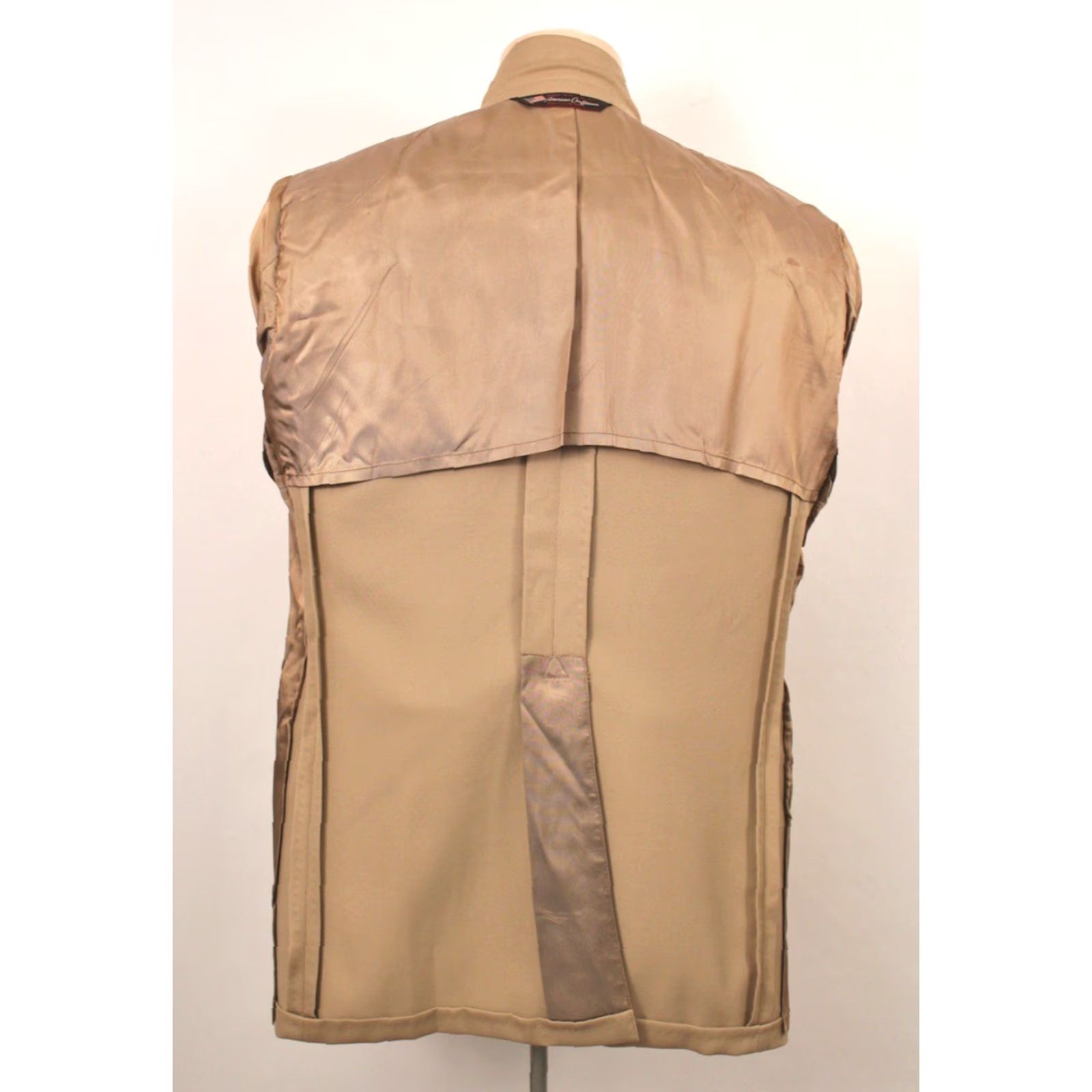 Vintage VINTAGE American Craftsman Western Style Khaki Leisure Suit Mens 1970s Polyester Sz L 70s Size 42R - 5 Thumbnail