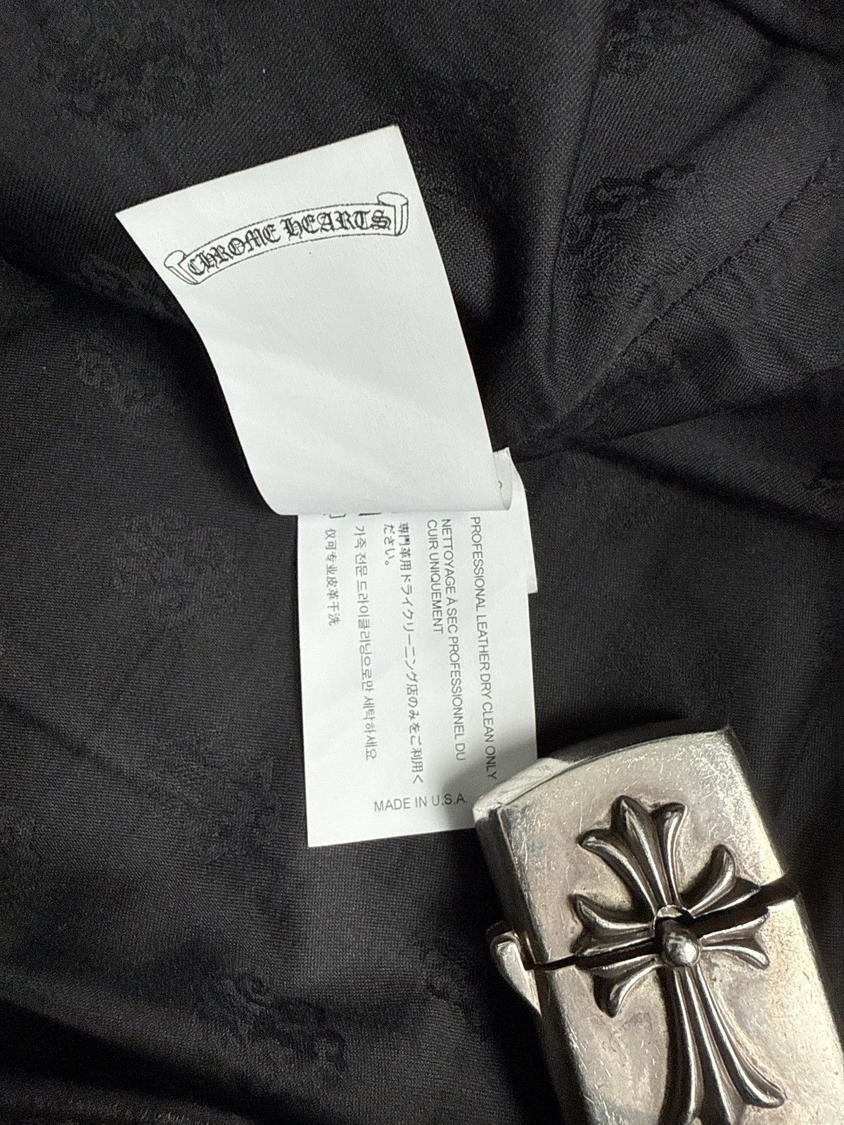 Chrome Hearts Chrome heart leather jeans Size US 30 / EU 46 - 8 Thumbnail