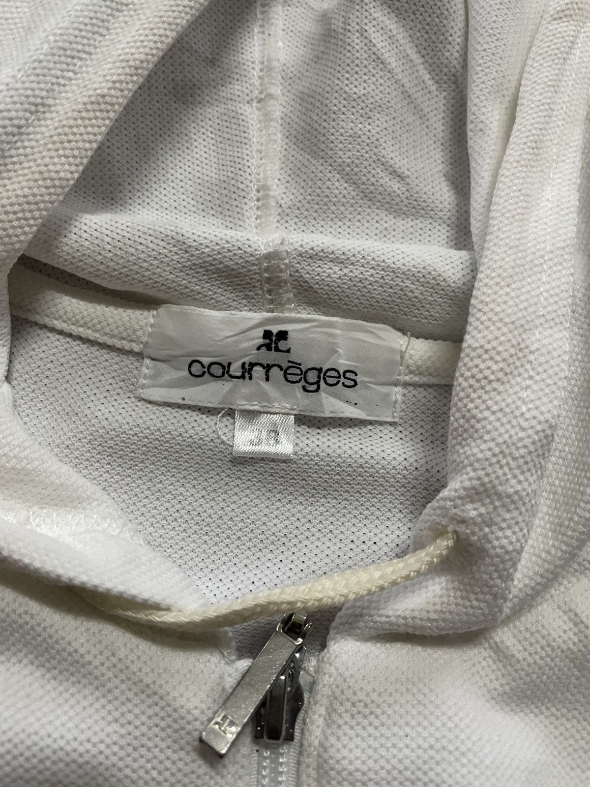 Courreges Courreges Zipper Hoodie Jacket Size XS / US 0-2 / IT 36-38 - 6 Thumbnail
