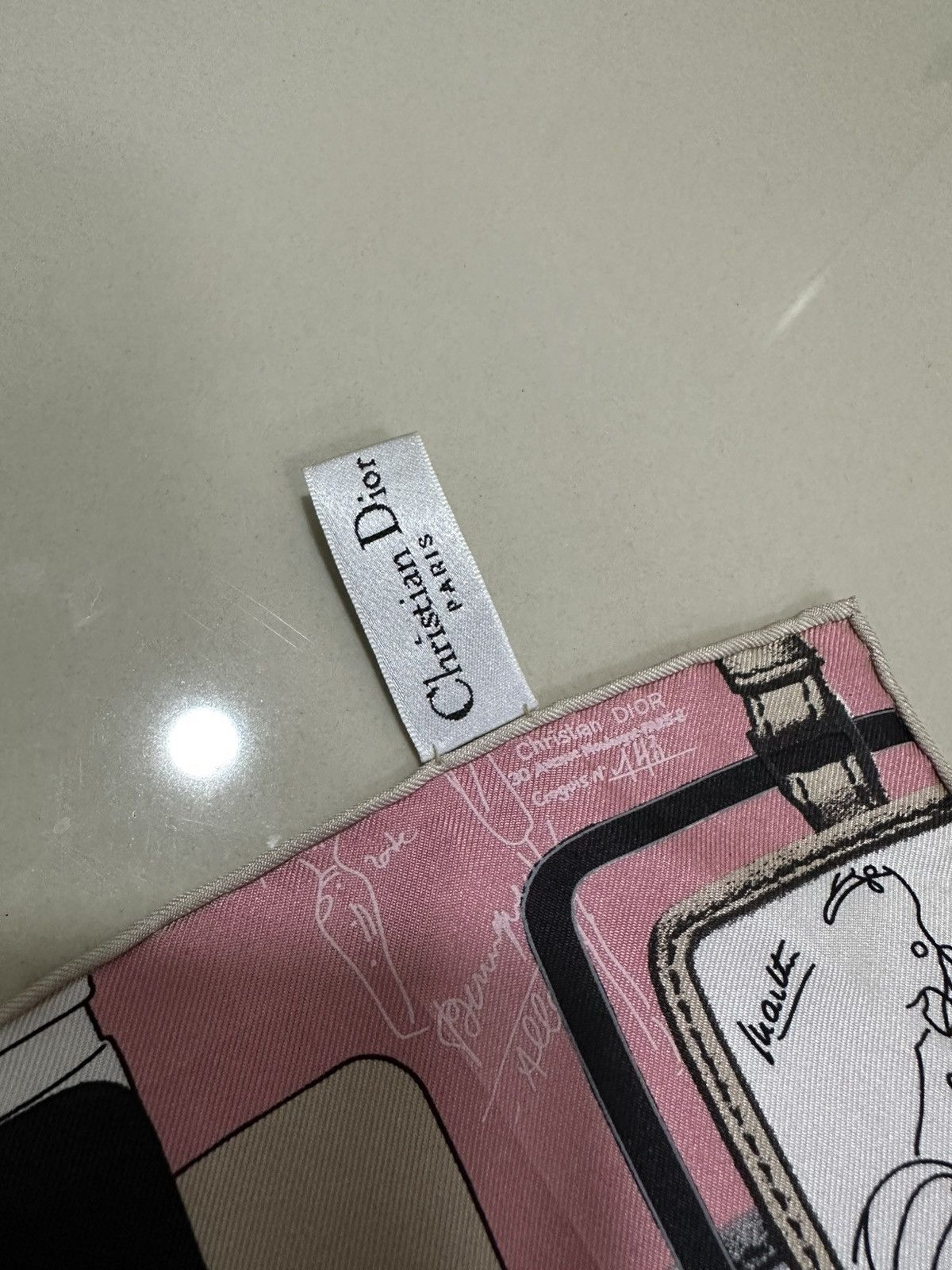 Christian Dior Monsieur × Dior Christian Dior Silk Scarf Nice Design Size ONE SIZE - 4 Thumbnail